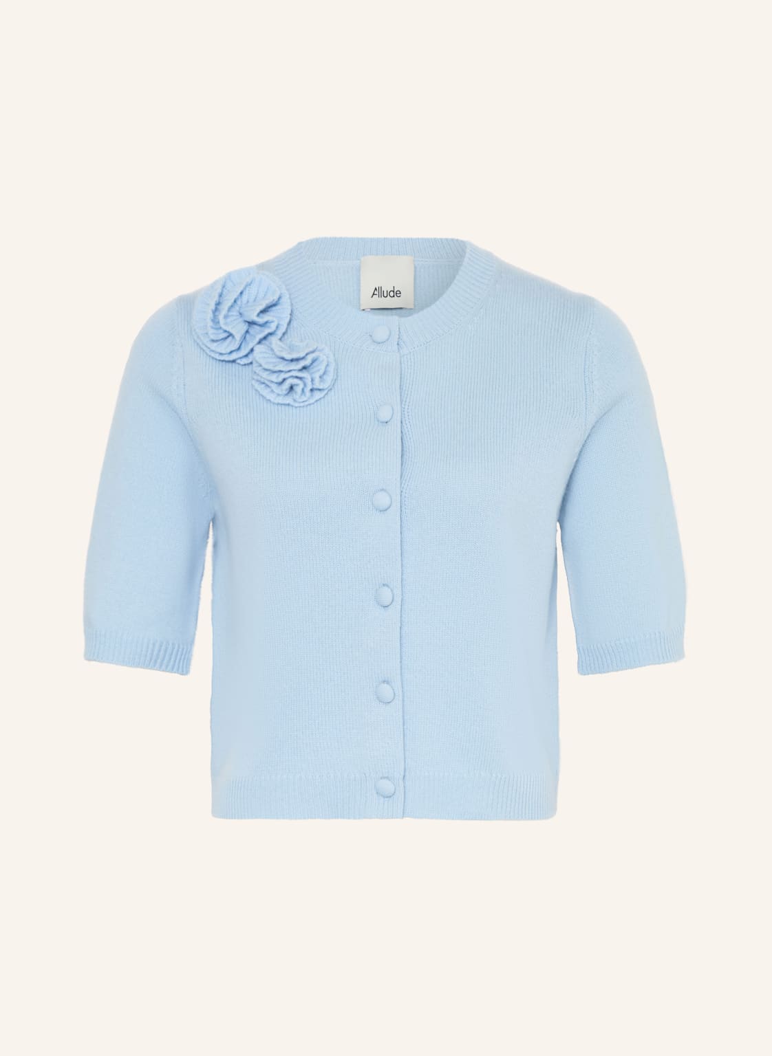 Strickjacke mit Cashmere