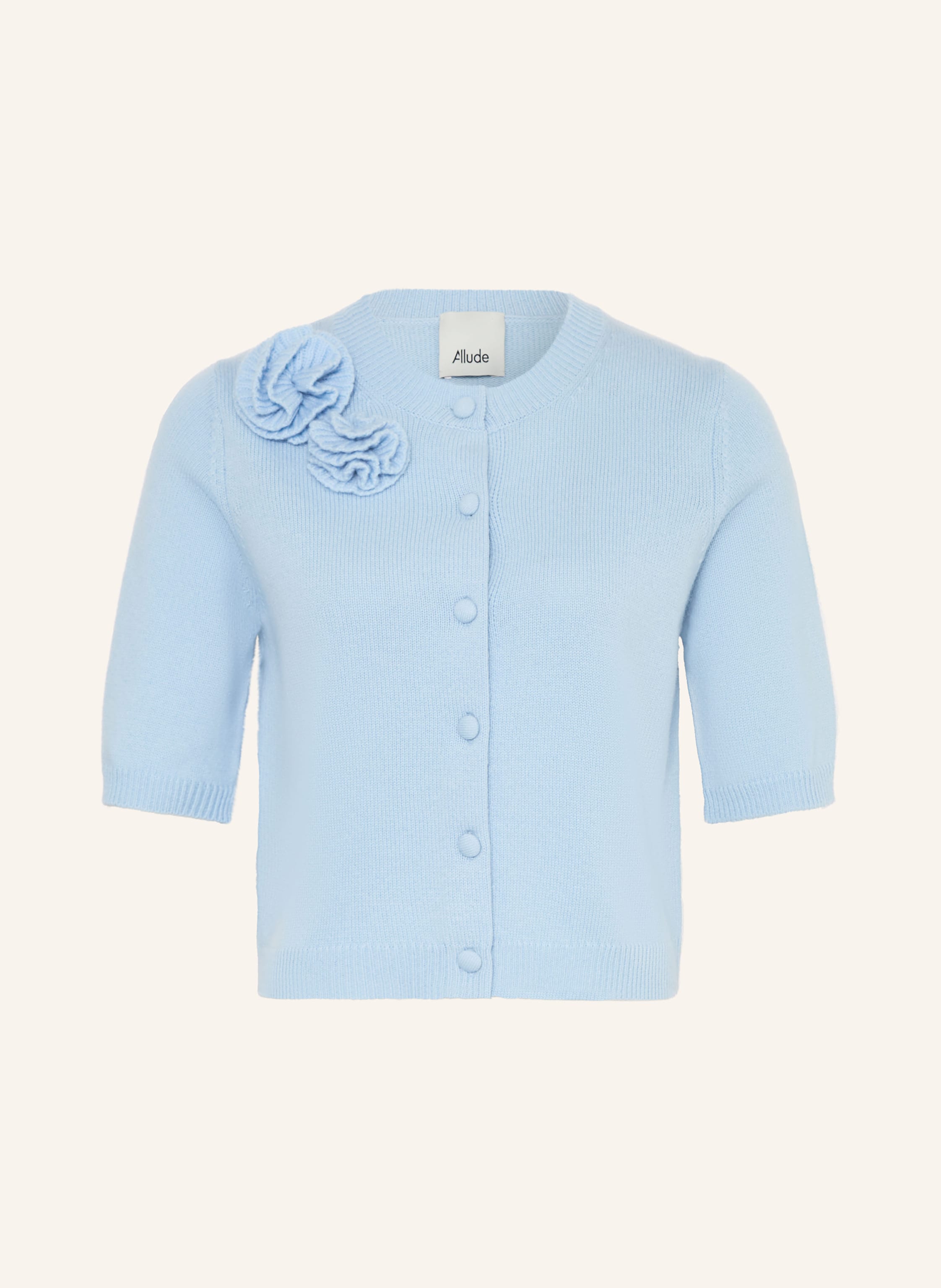 Strickjacke mit Cashmere