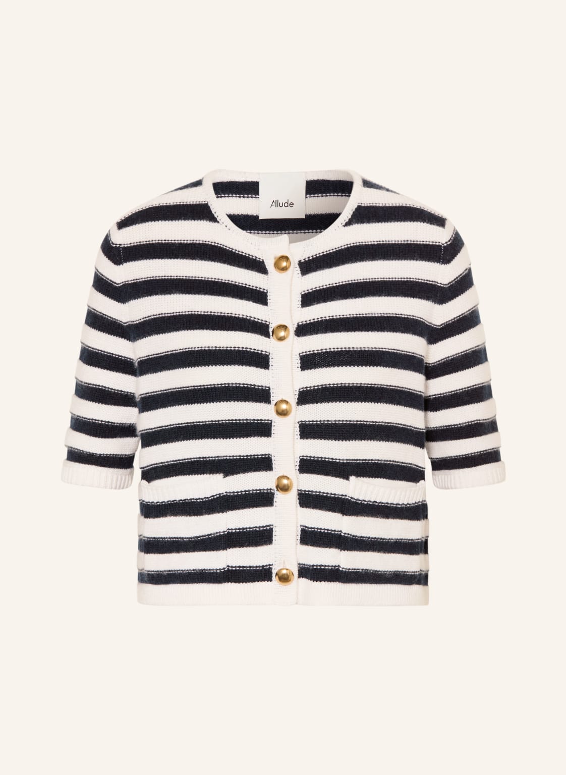 Strickjacke mit Cashmere