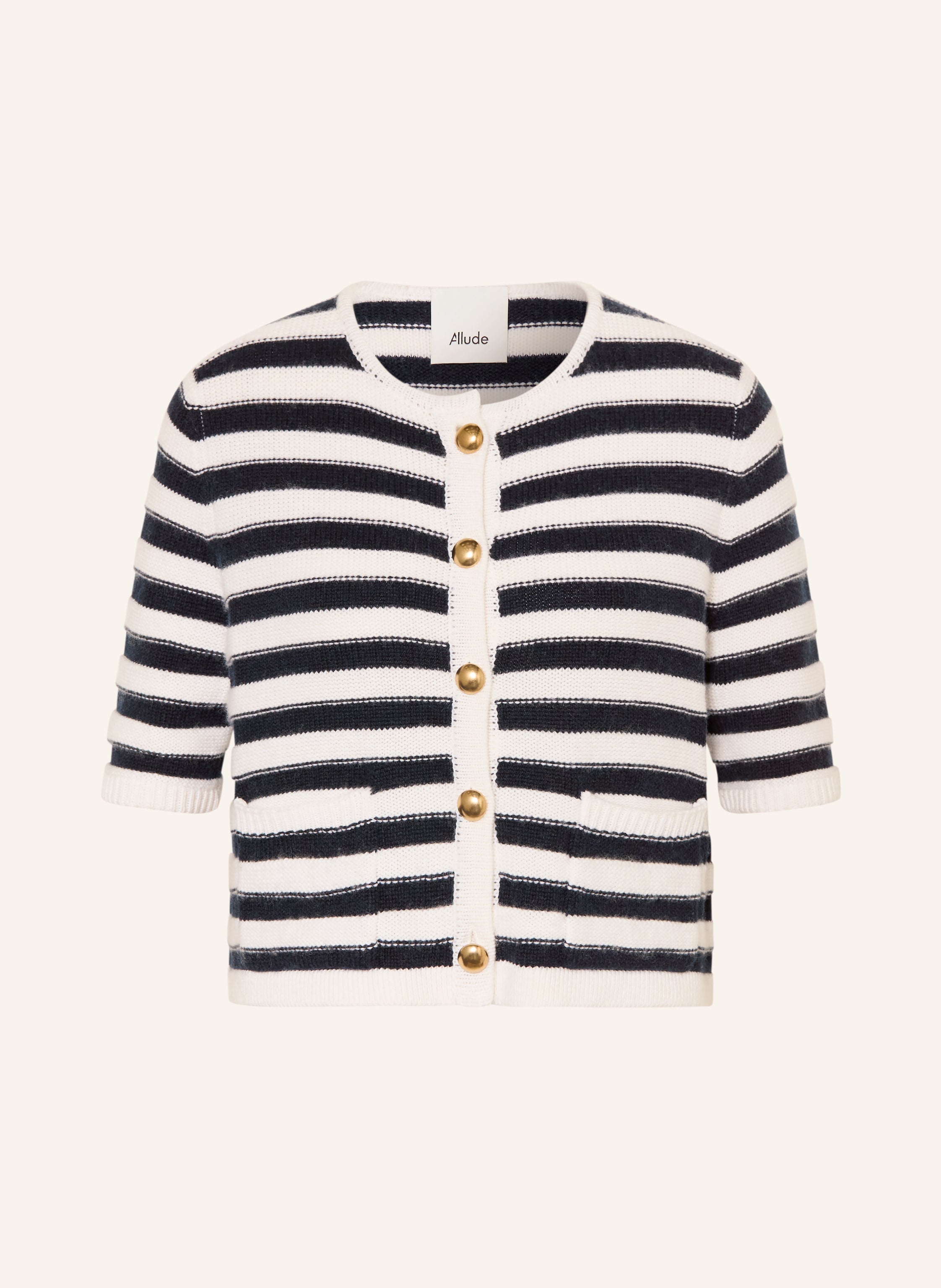 Strickjacke mit Cashmere