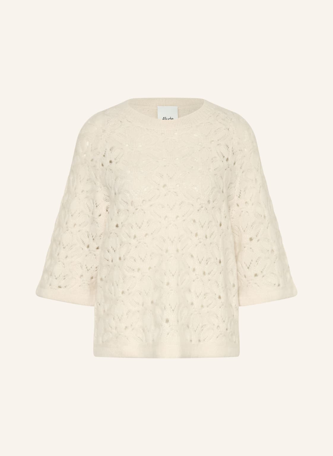 Cashmere-Pullover mit 3/4-Arm