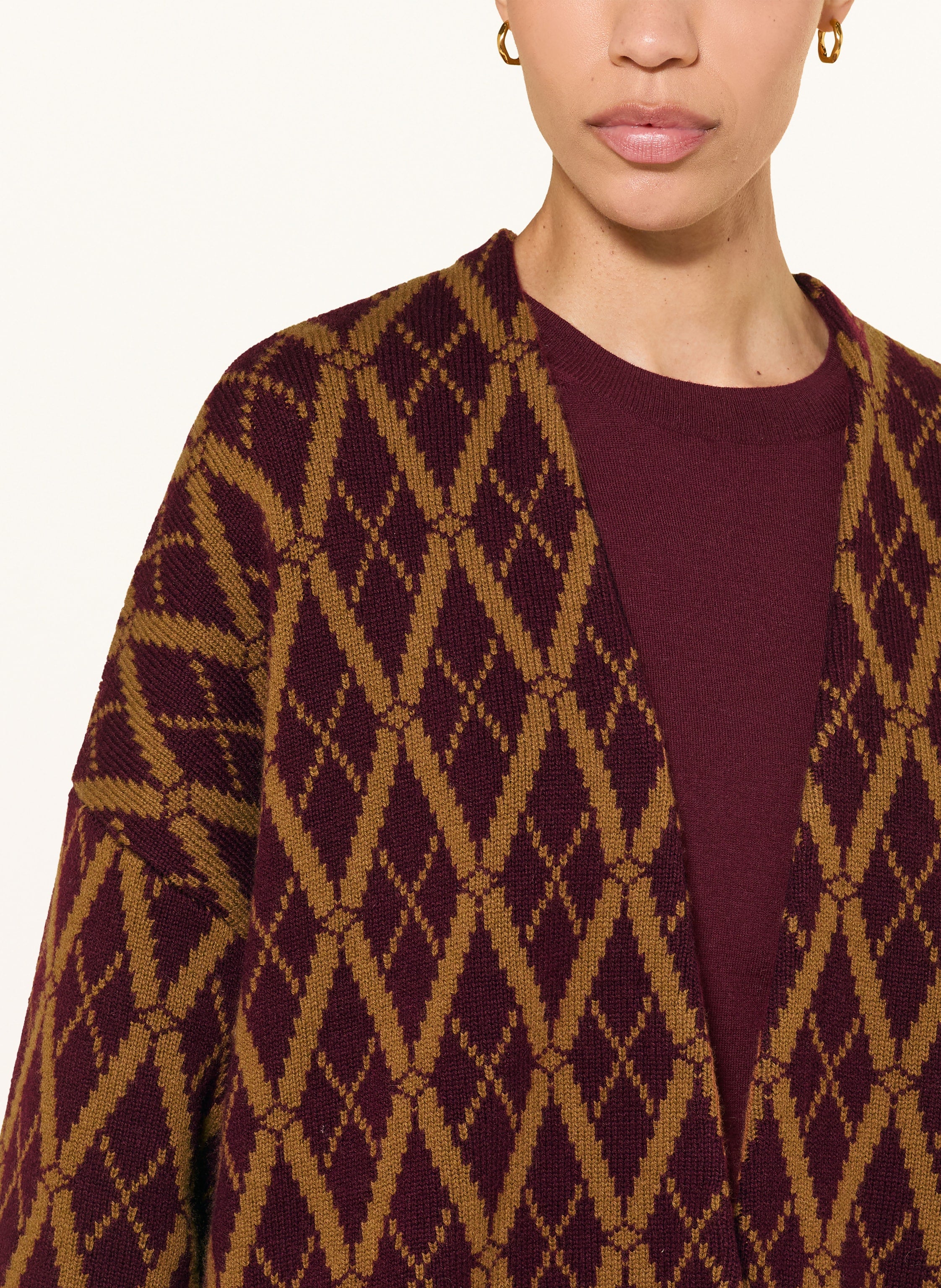 Strickjacke mit Cashmere
