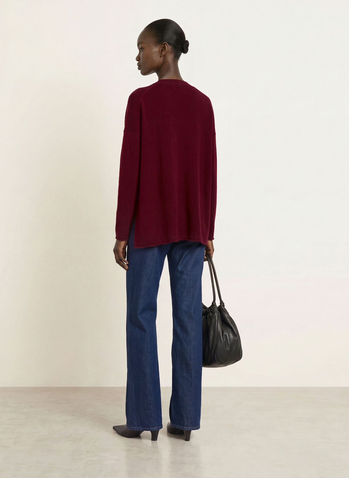 Oversized-Strickjacke aus Cashmere
