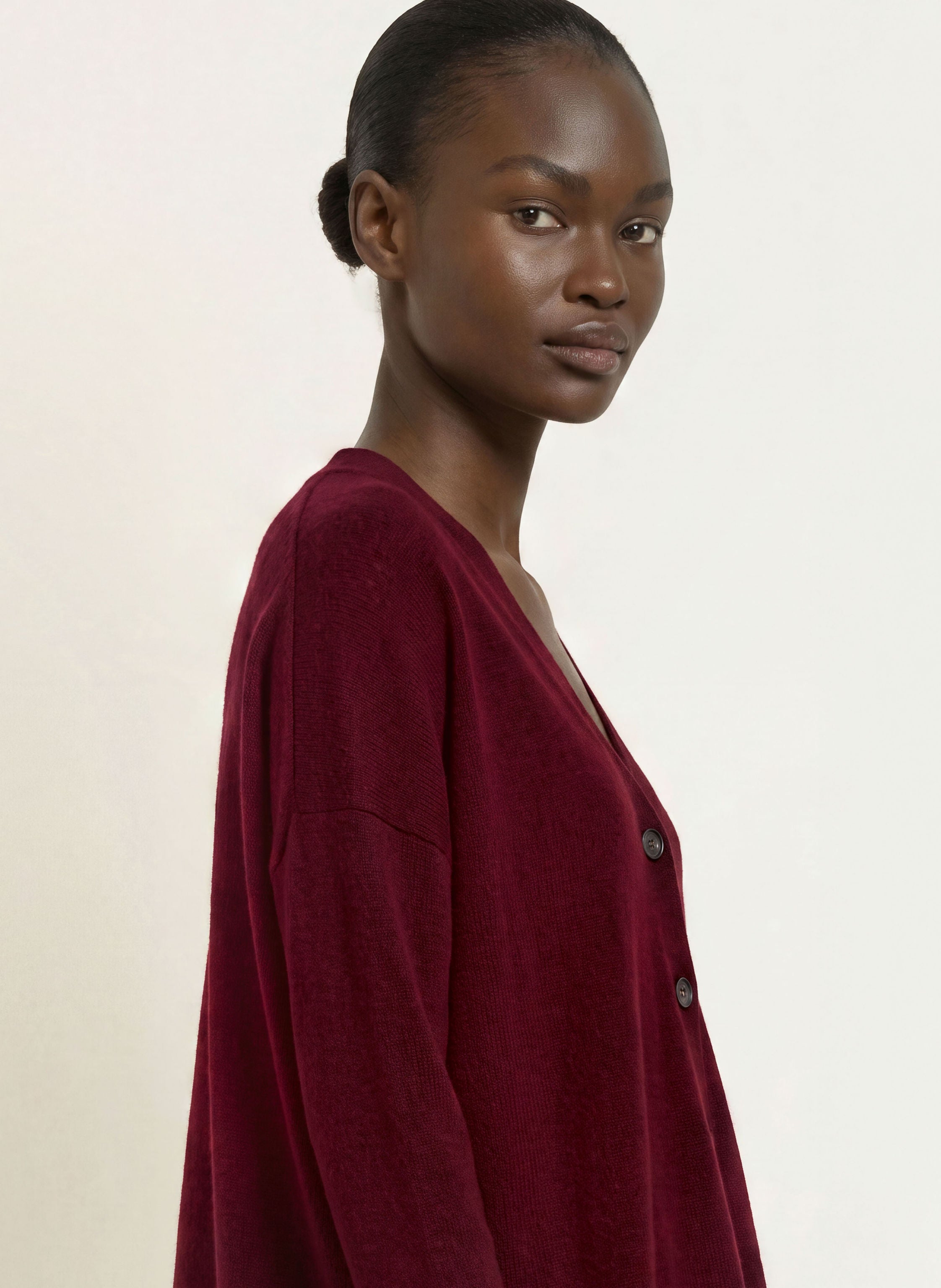 Oversized-Strickjacke aus Cashmere