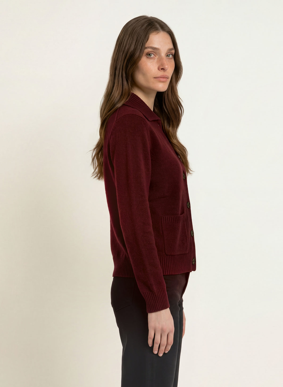 Strickjacke mit Cashmere