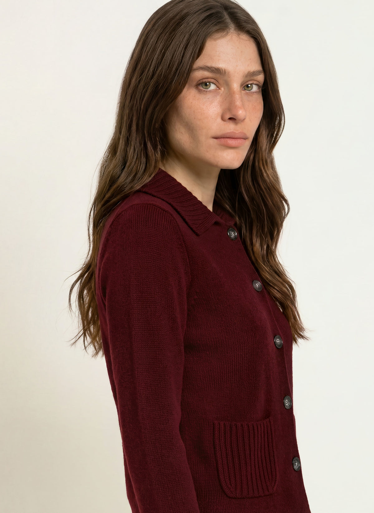 Strickjacke mit Cashmere