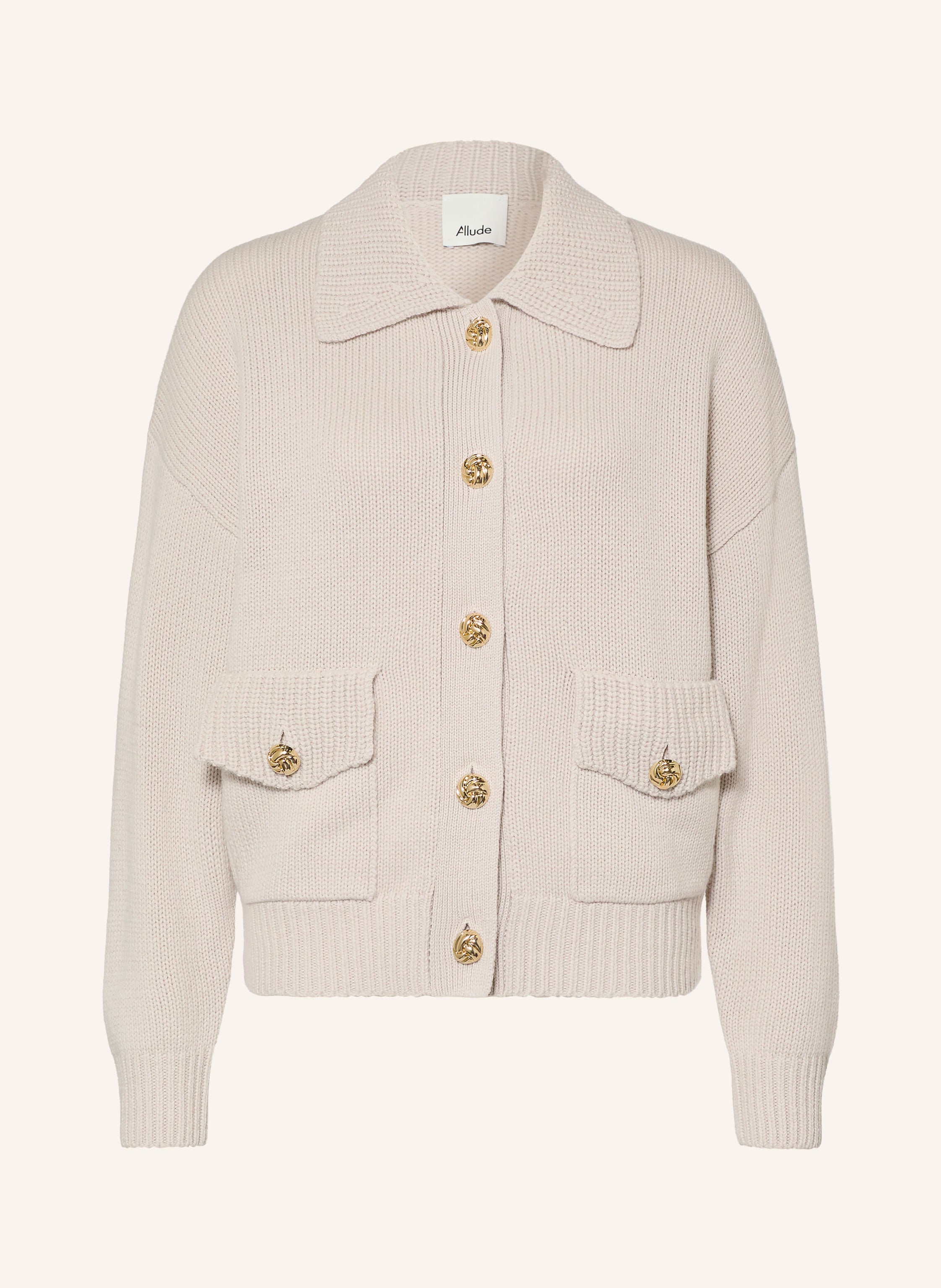 Strickjacke mit Cashmere
