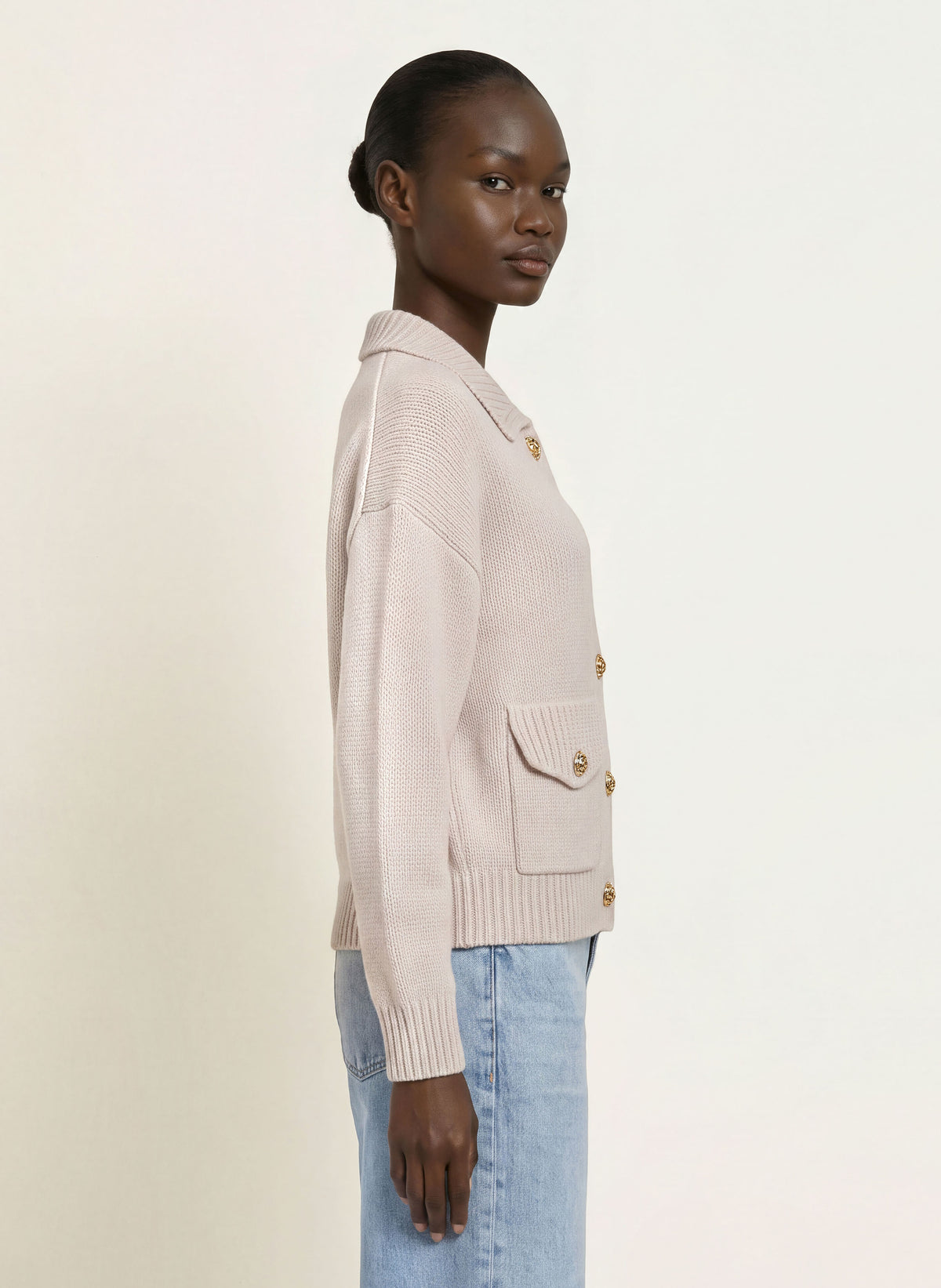 Strickjacke mit Cashmere