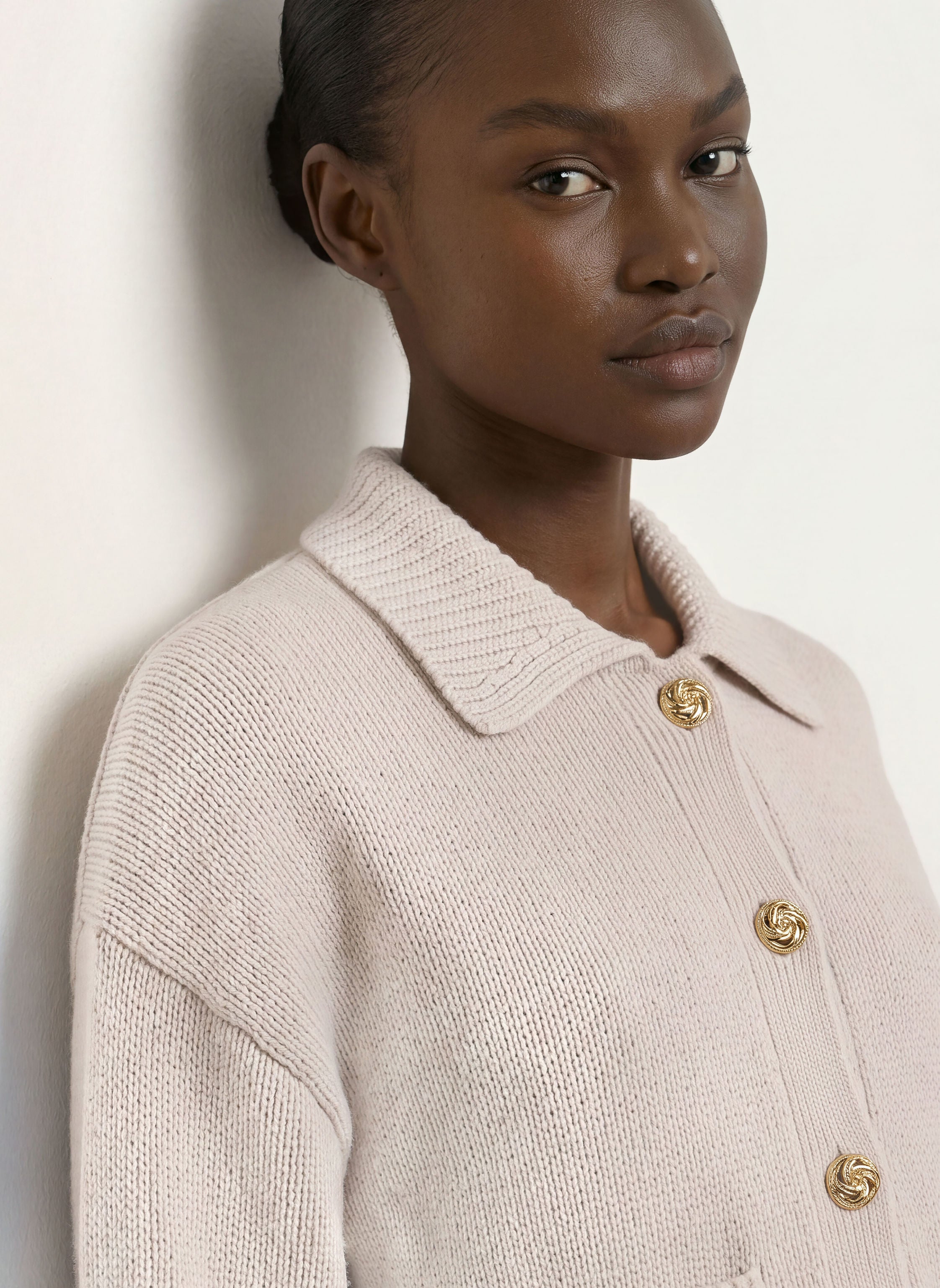 Strickjacke mit Cashmere
