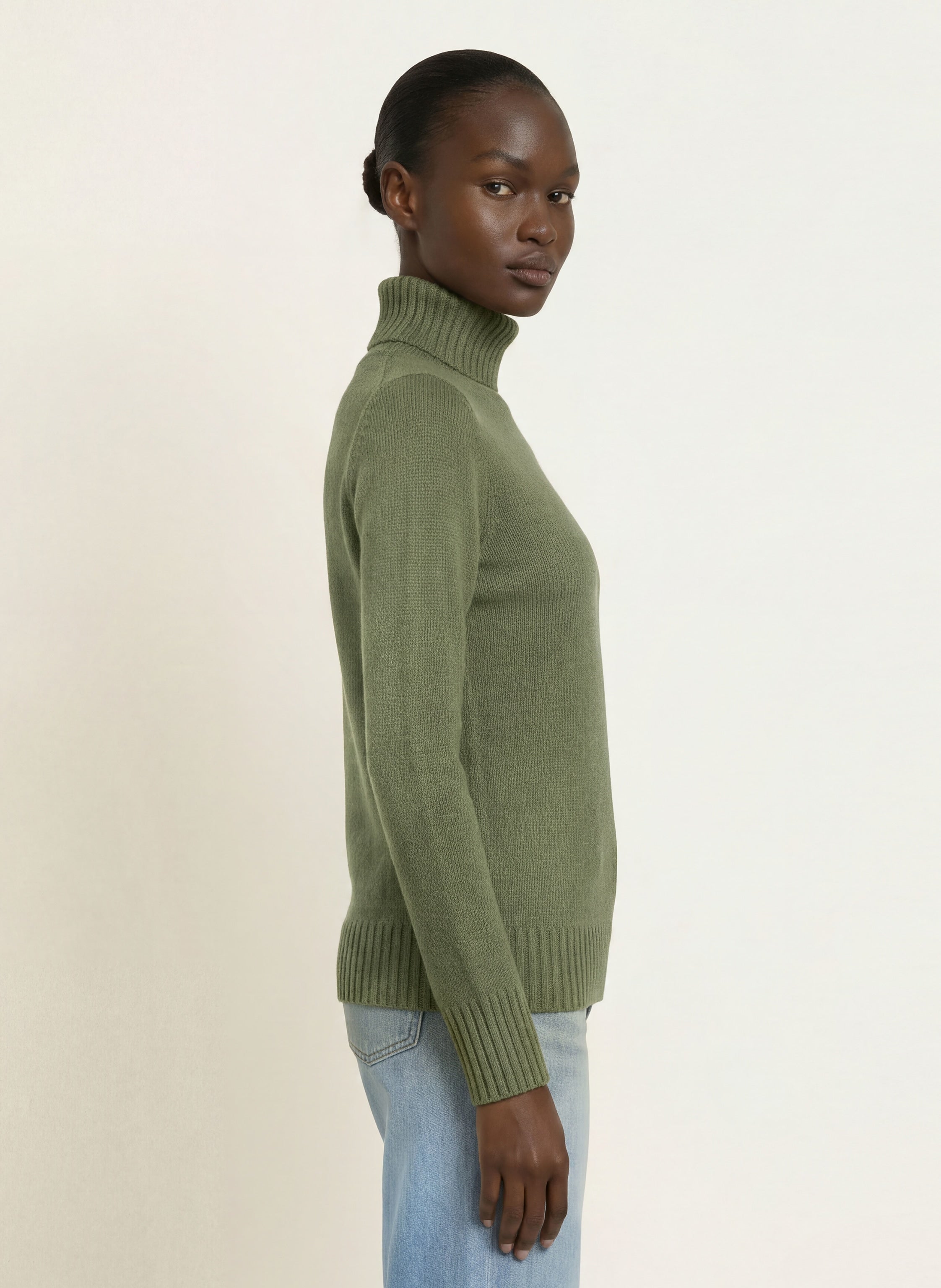 Rollkragenpullover aus Cashmere