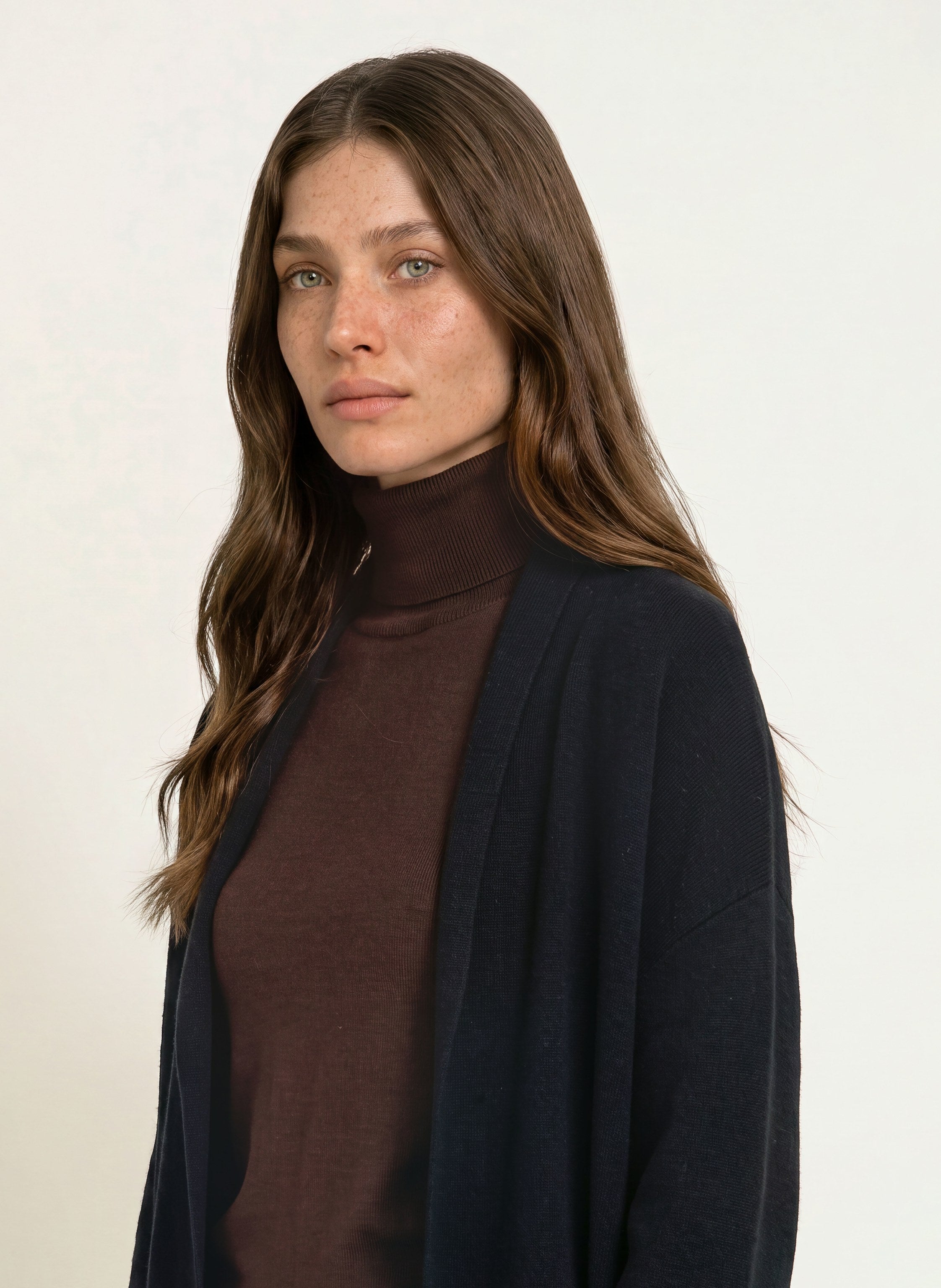 Strickmantel mit Cashmere