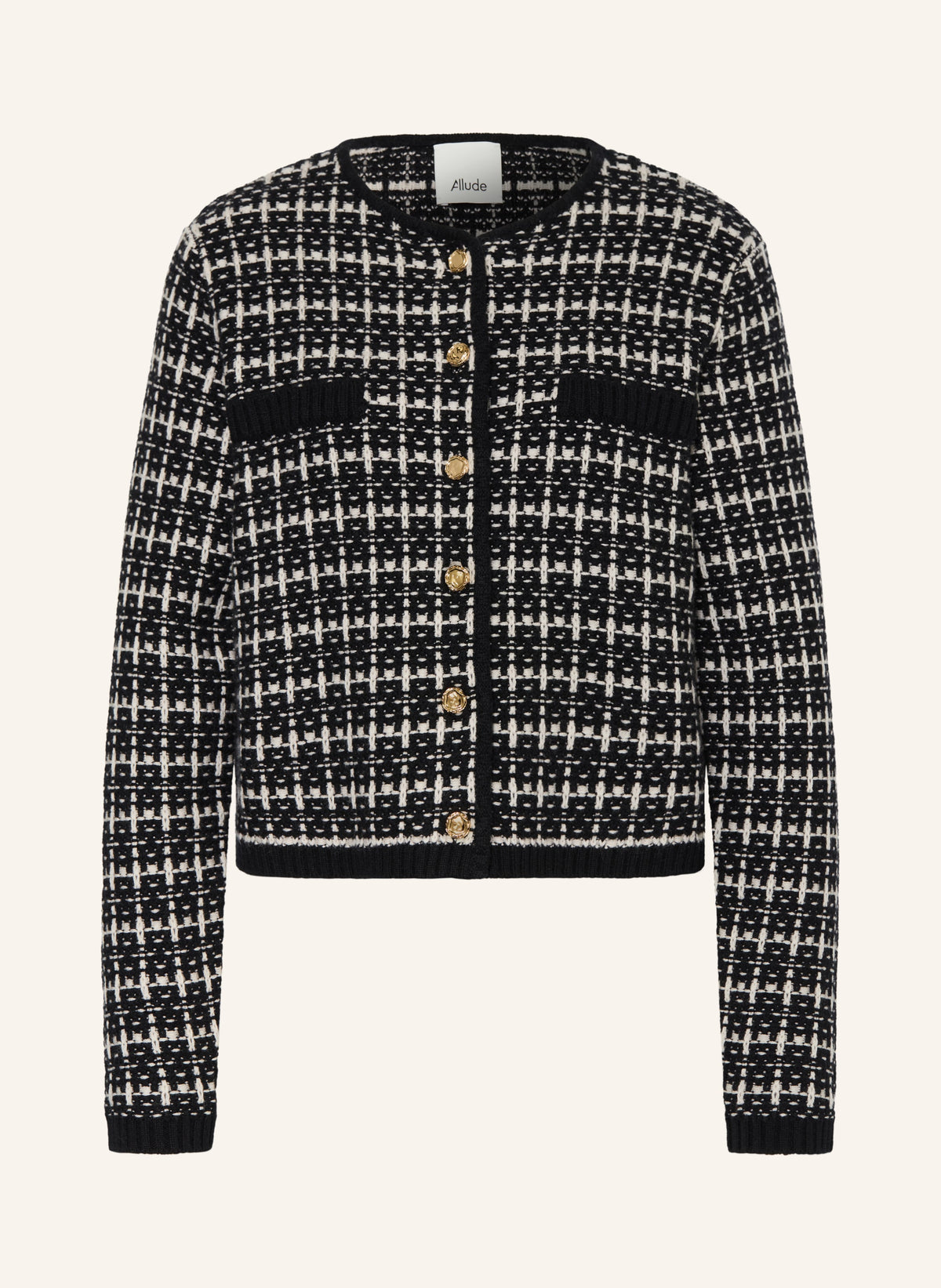 Strickjacke mit Cashmere