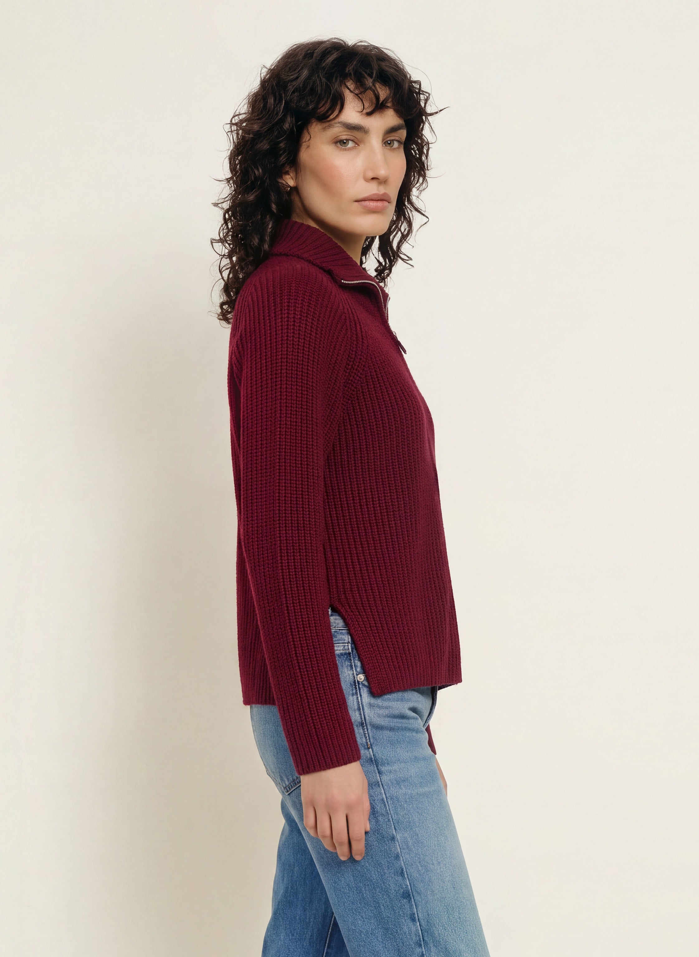 Strickjacke mit Cashmere