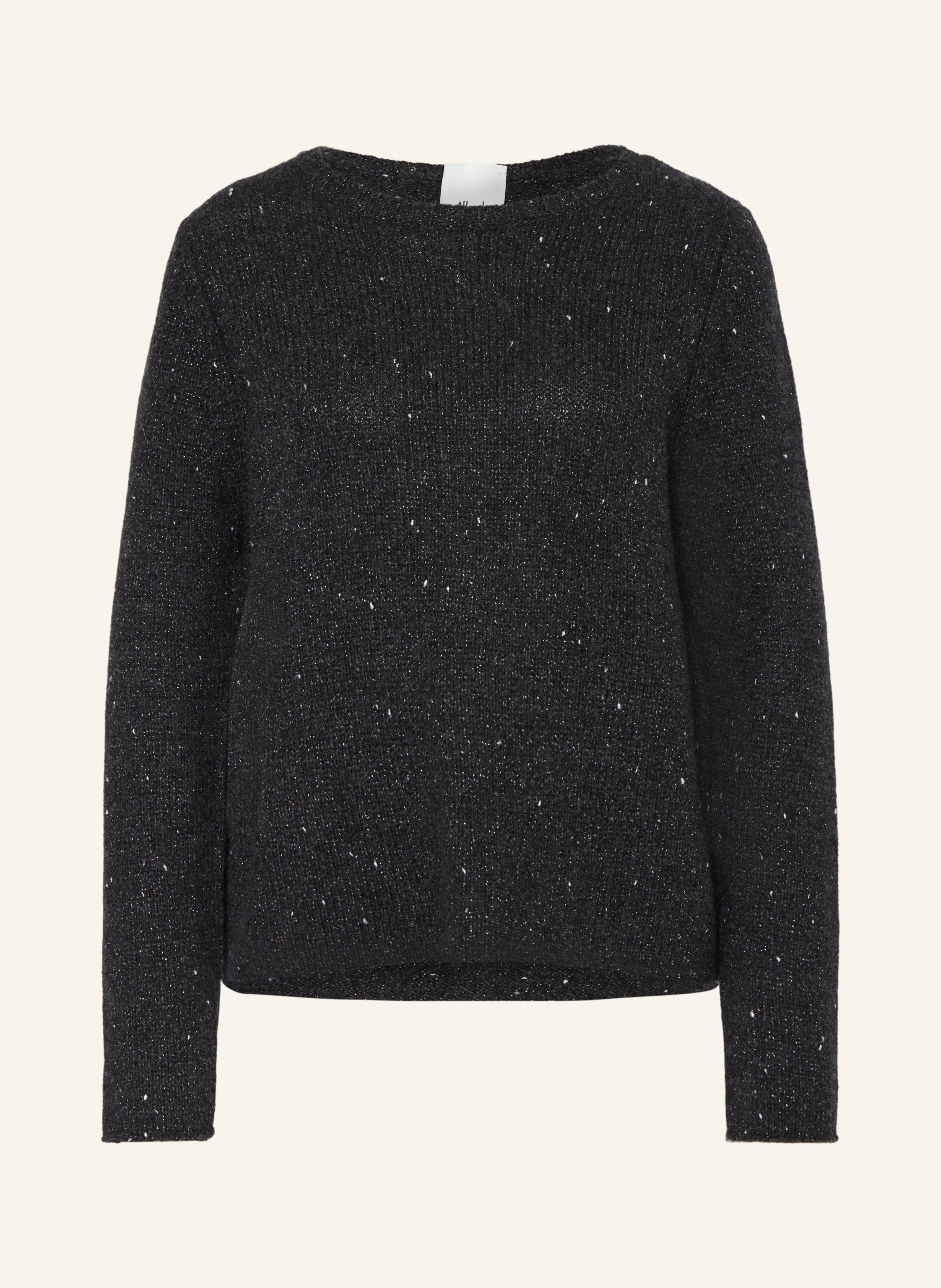 Pullover mit Cashmere und Glitzergarn