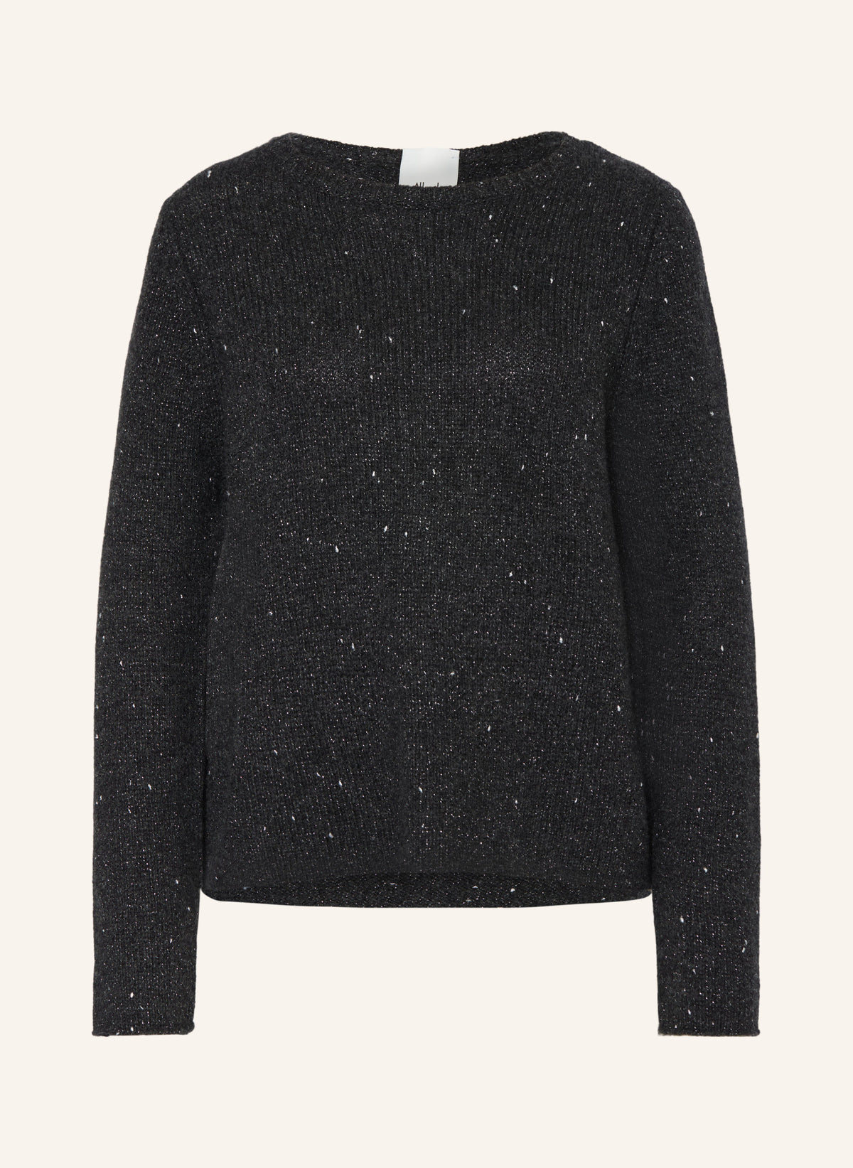 Pullover mit Cashmere und Glitzergarn