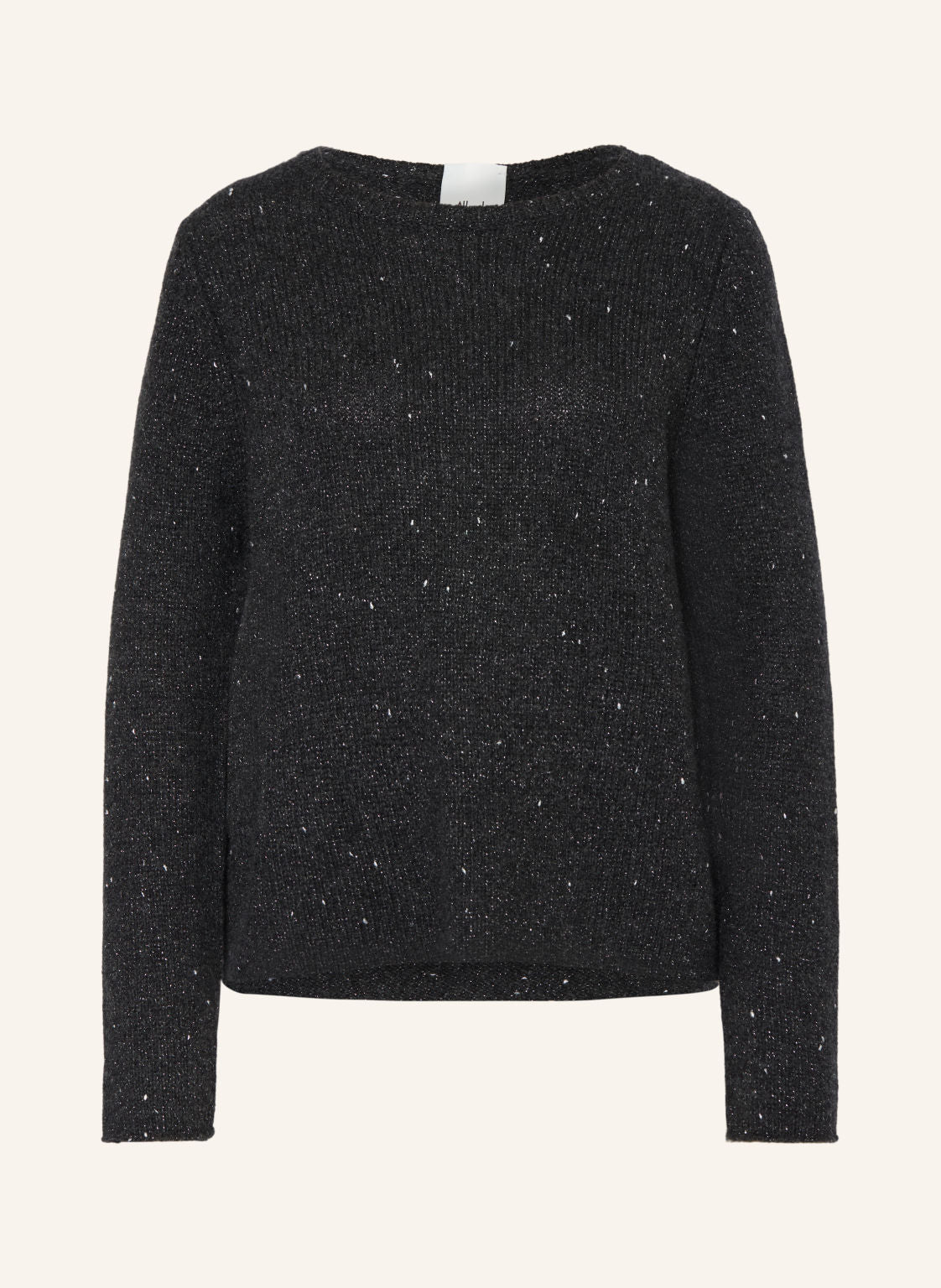Pullover mit Cashmere und Glitzergarn