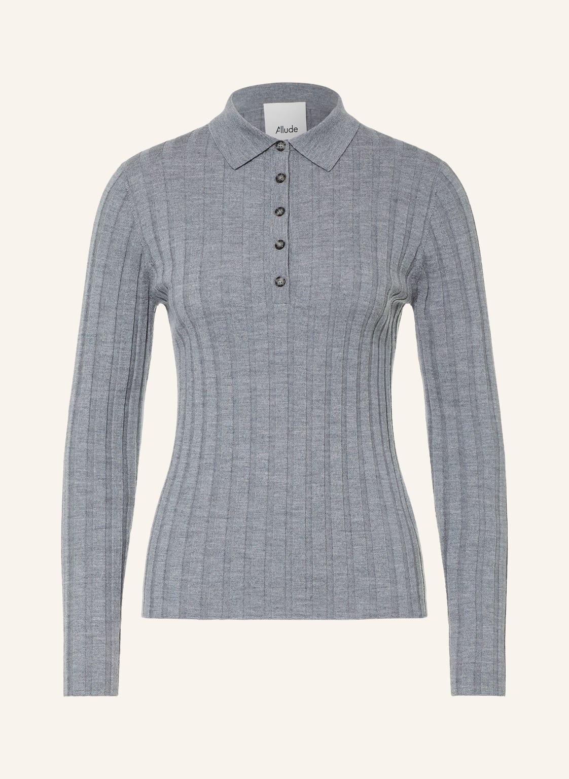 Strick-Poloshirt