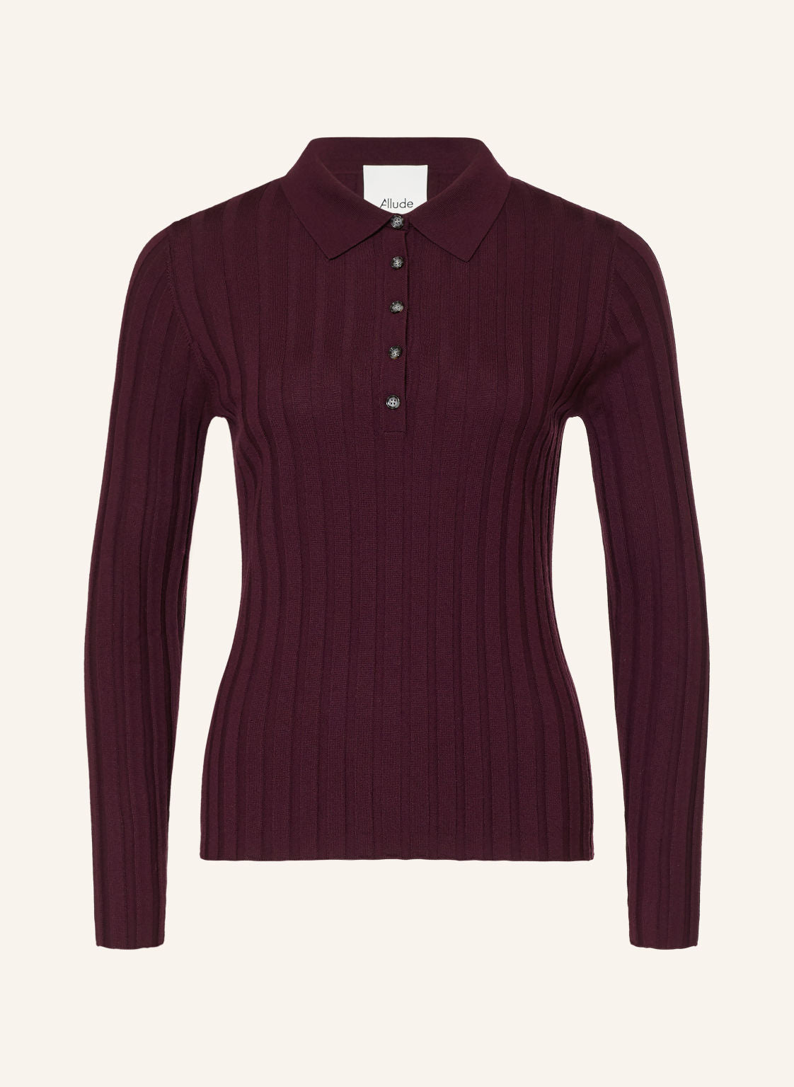 Strick-Poloshirt