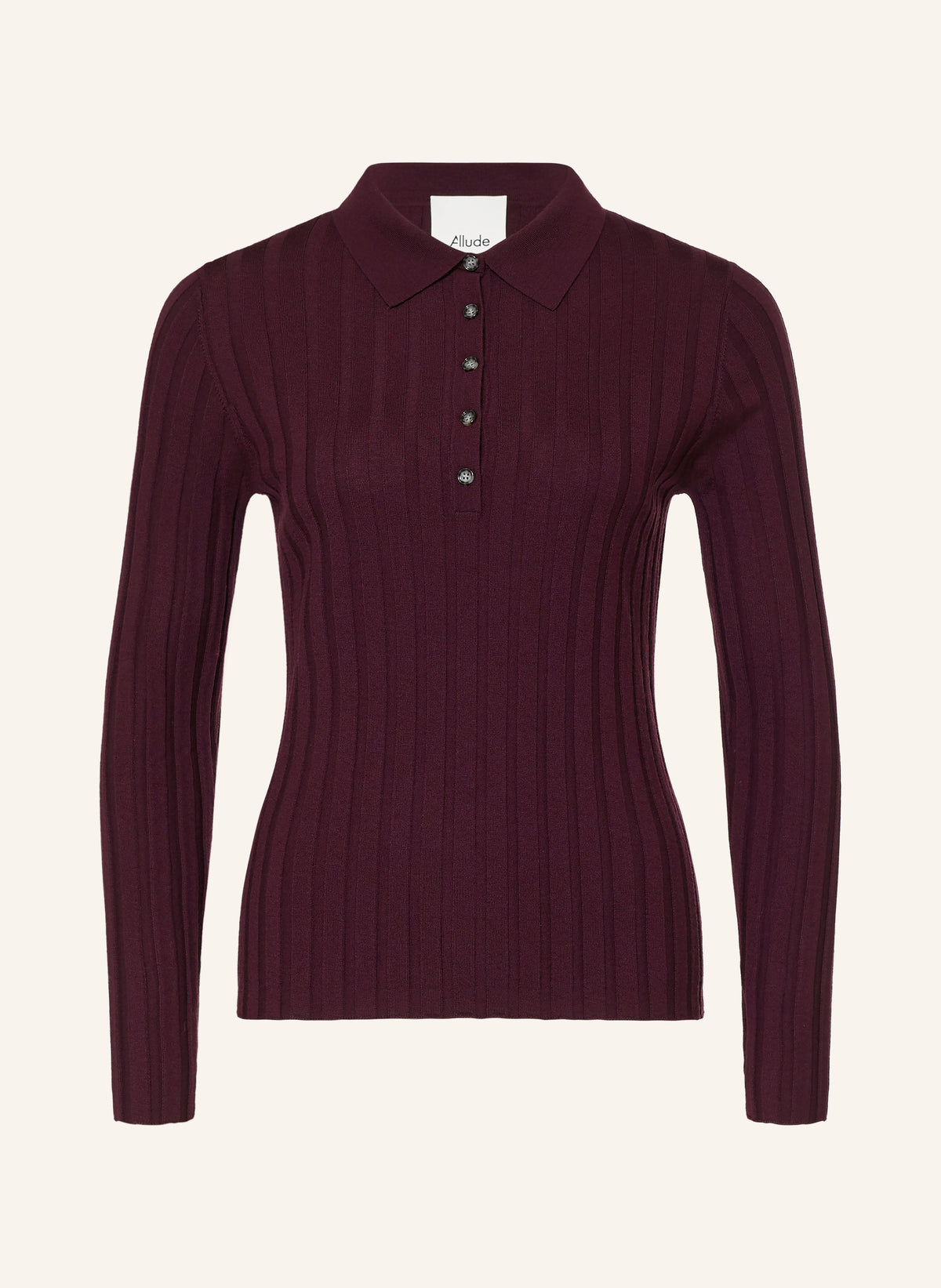 Strick-Poloshirt