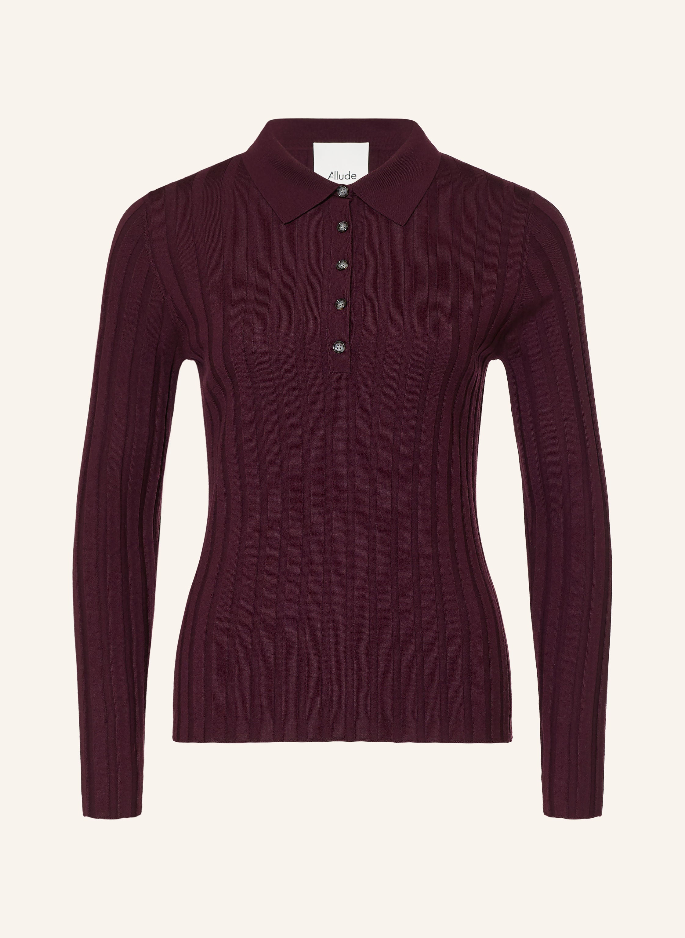 Strick-Poloshirt
