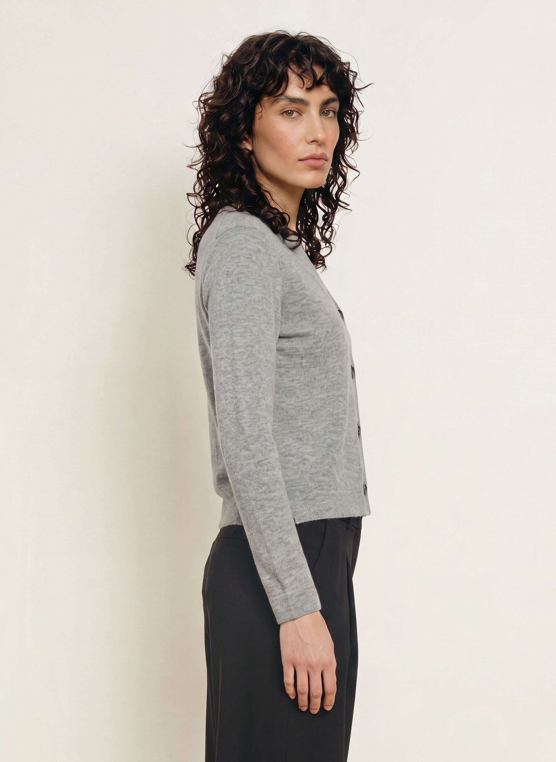 Strickjacke mit Cashmere
