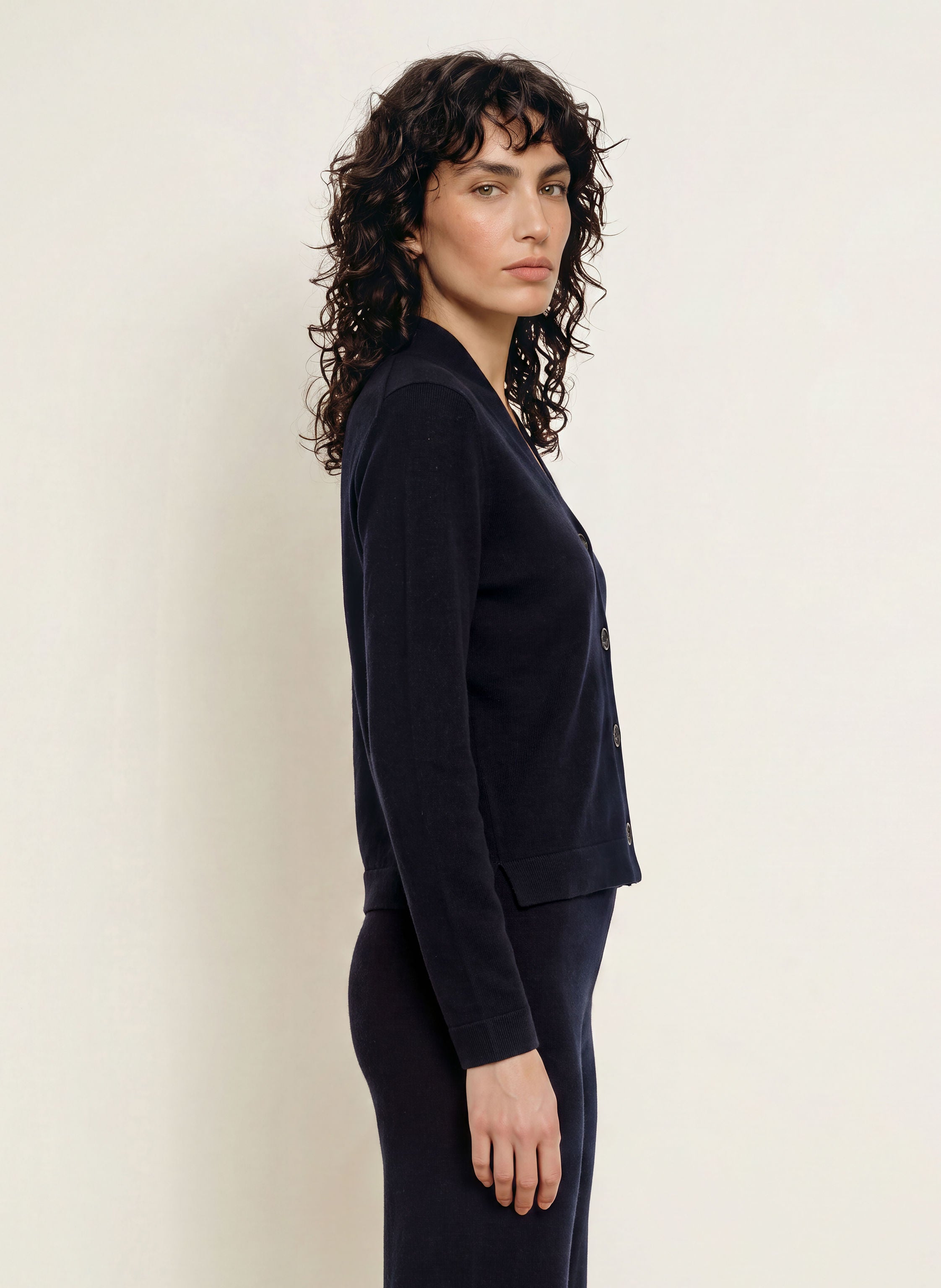 Strickjacke mit Cashmere