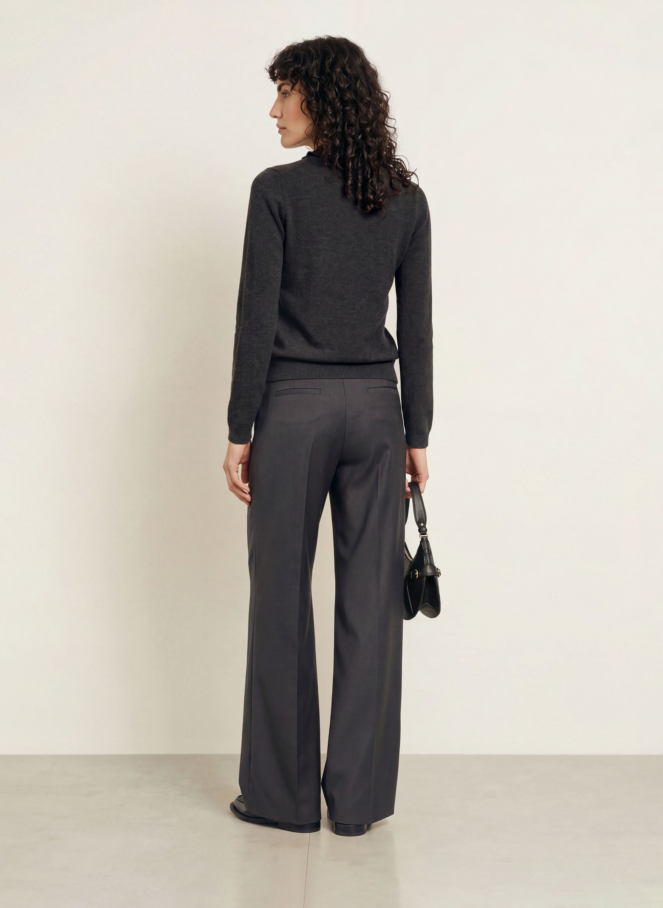 Pullover mit Cashmere und Rüschen