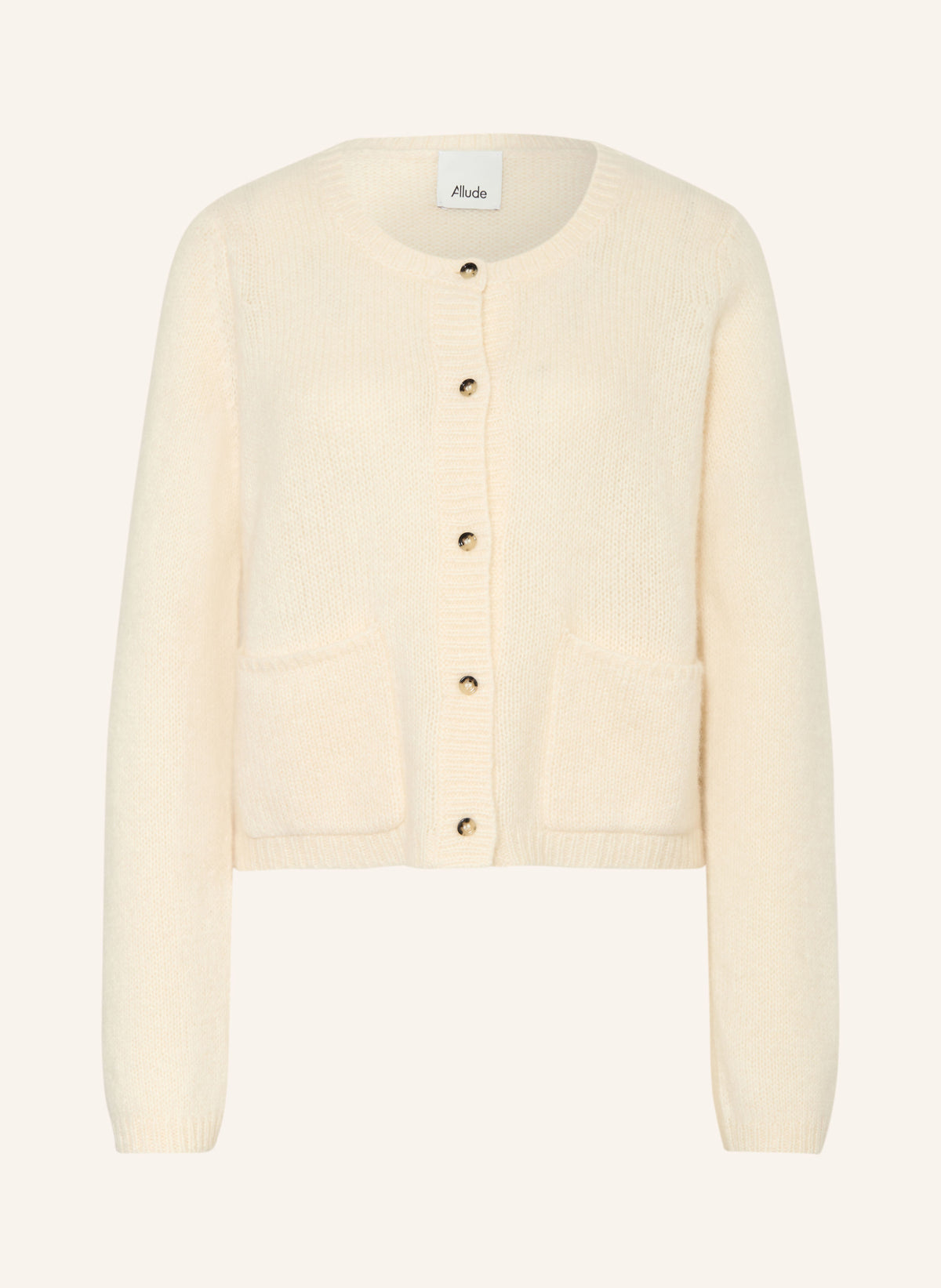 Strickjacke mit Cashmere