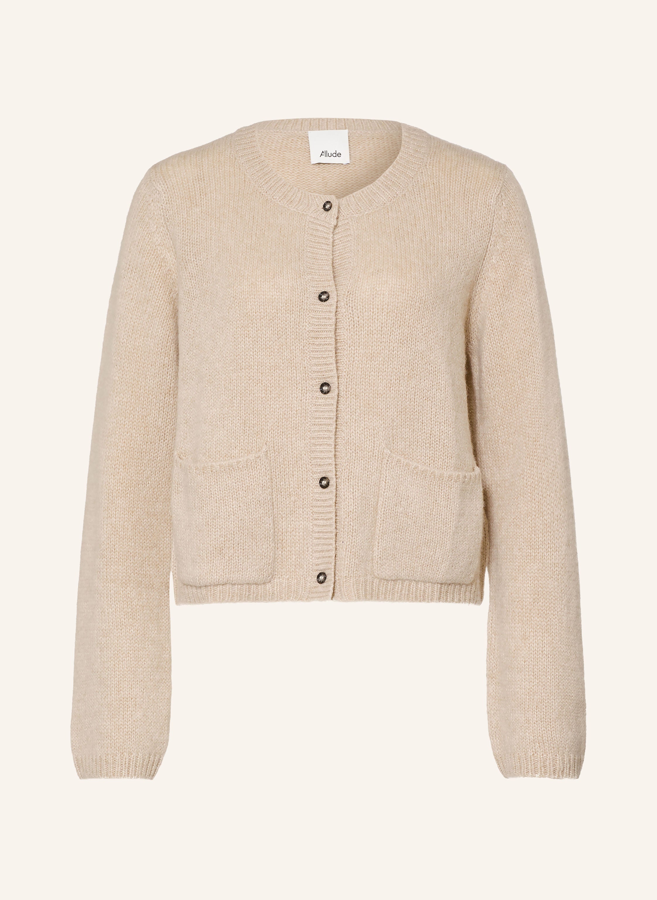 Strickjacke mit Cashmere
