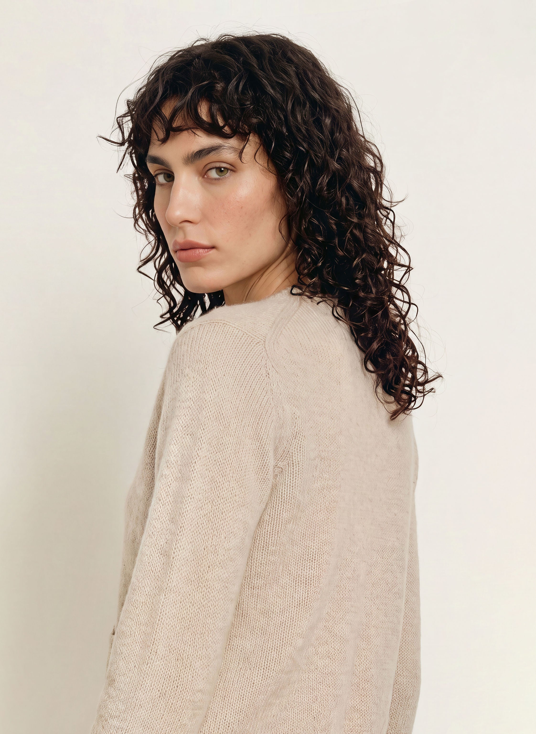 Strickjacke mit Cashmere