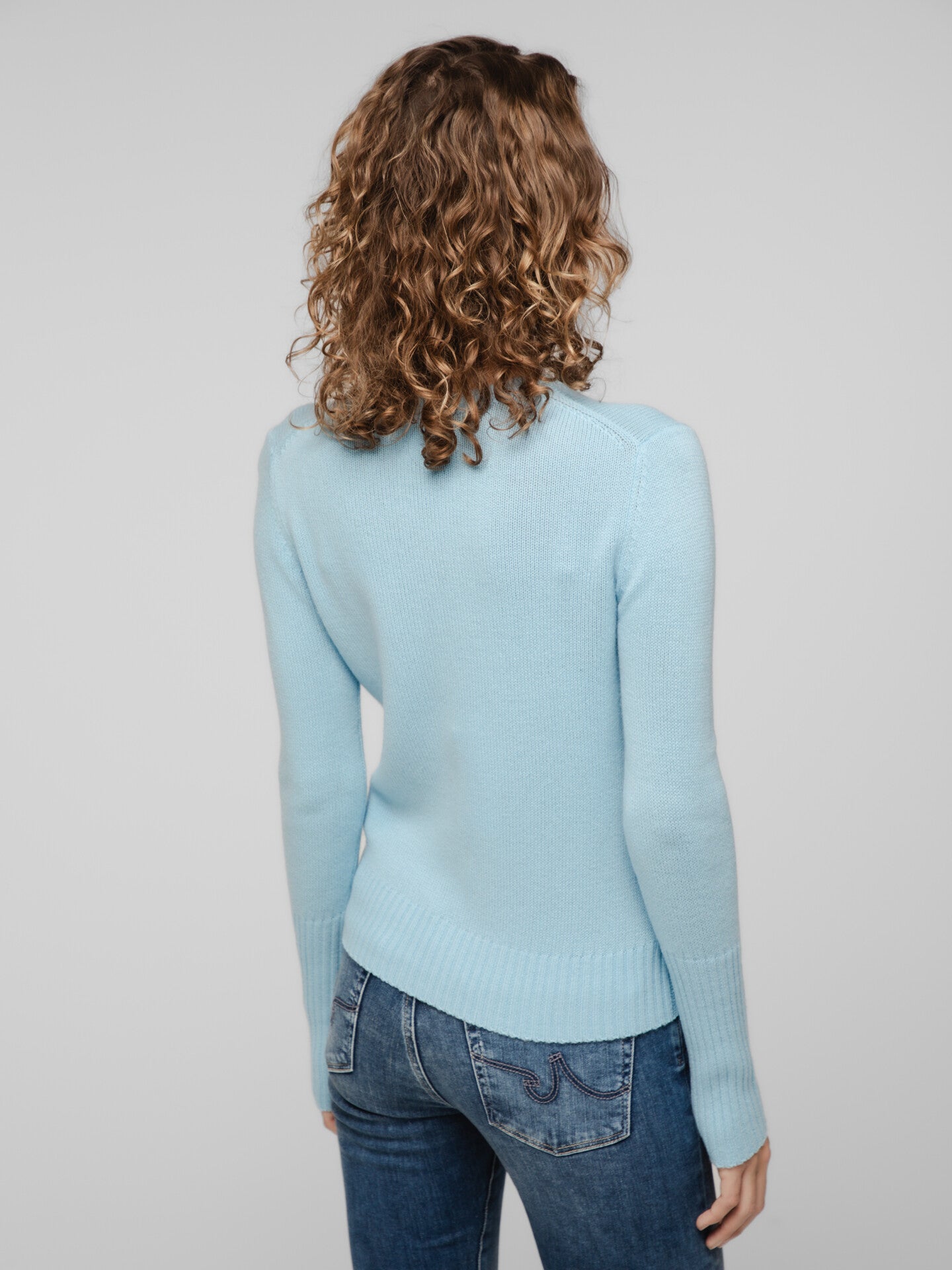 ALLUDE Pullover aus Cashmere Damen (12 HBLAU)