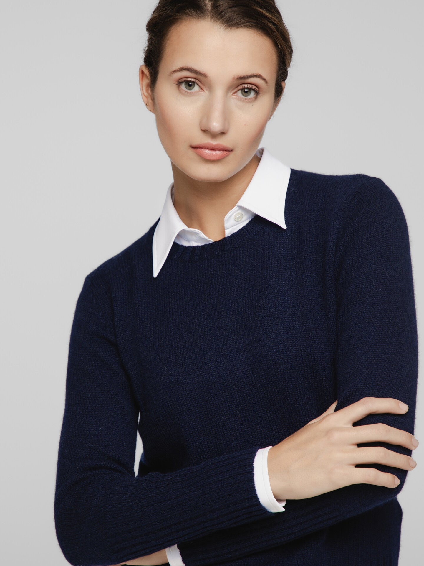 ALLUDE Pullover aus Cashmere Damen (14 NAVY)