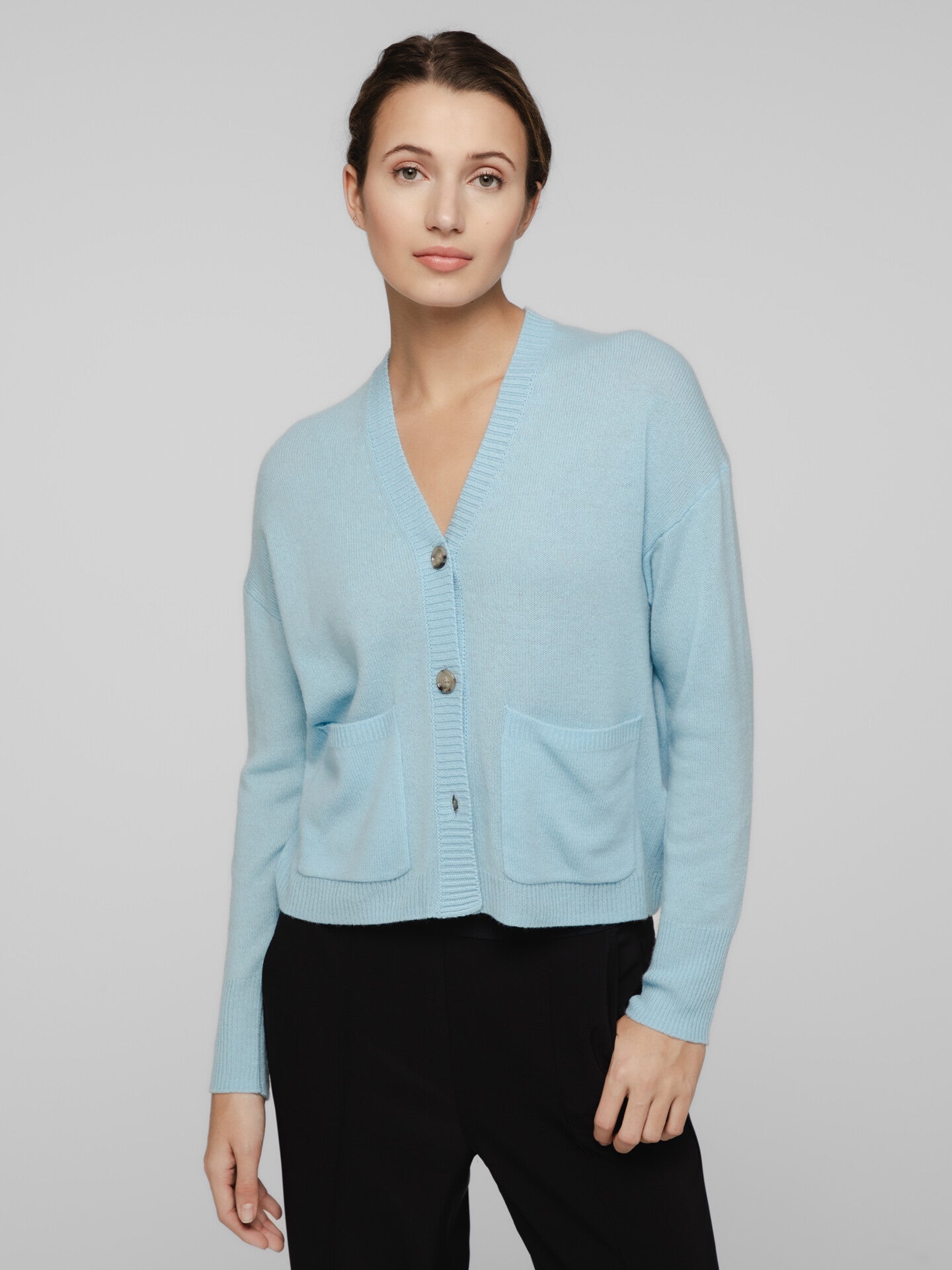 ALLUDE Strickjacke aus Cashmere Damen (12 HBLAU)