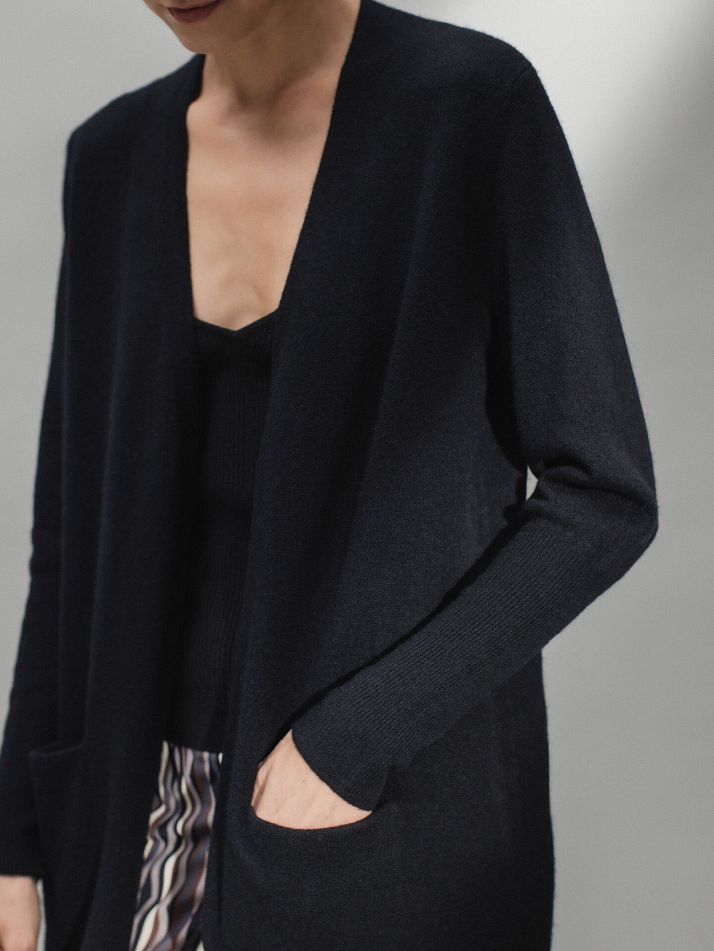 ALLUDE Cardigan aus Schurwolle Damen (90 SCHWARZ)