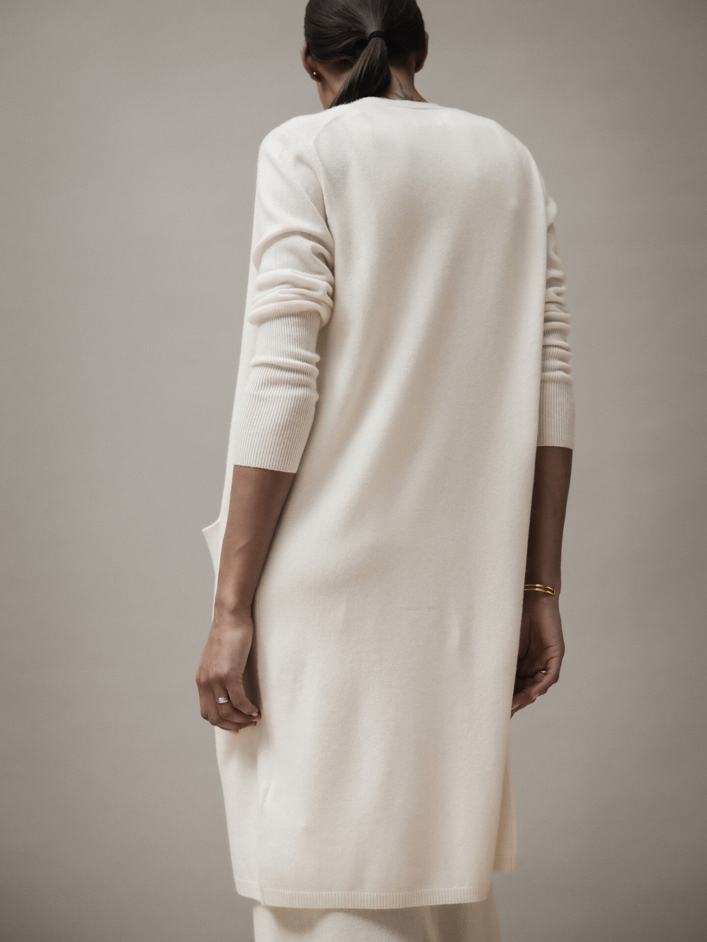 ALLUDE Cardigan aus Schurwolle Damen (41 CREME)