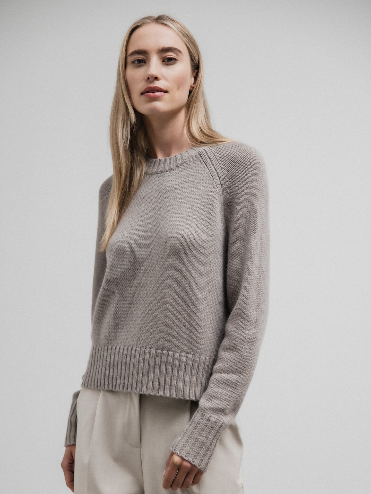 ALLUDE Pullover aus Schurwolle Damen (85 TAUPE)