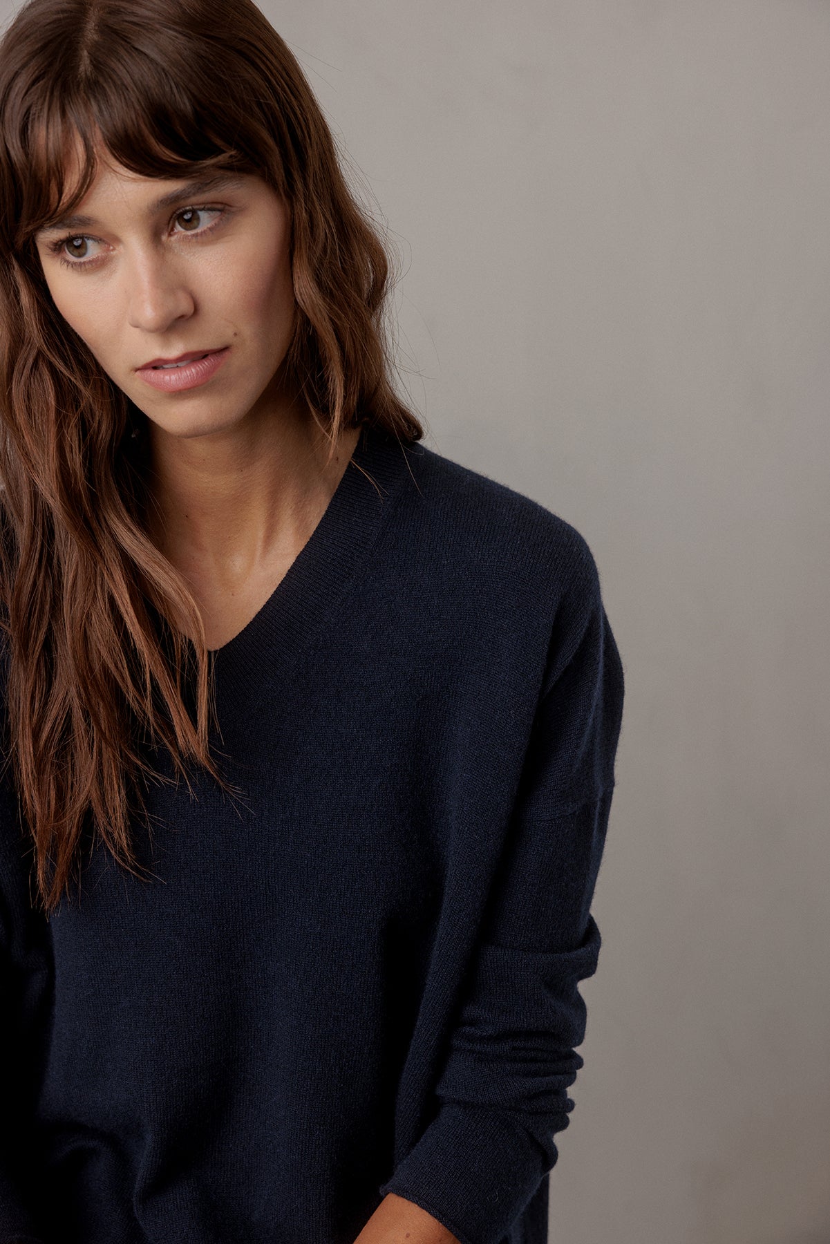 ALLUDE Pullover aus Cashmere Damen (14 NAVY)
