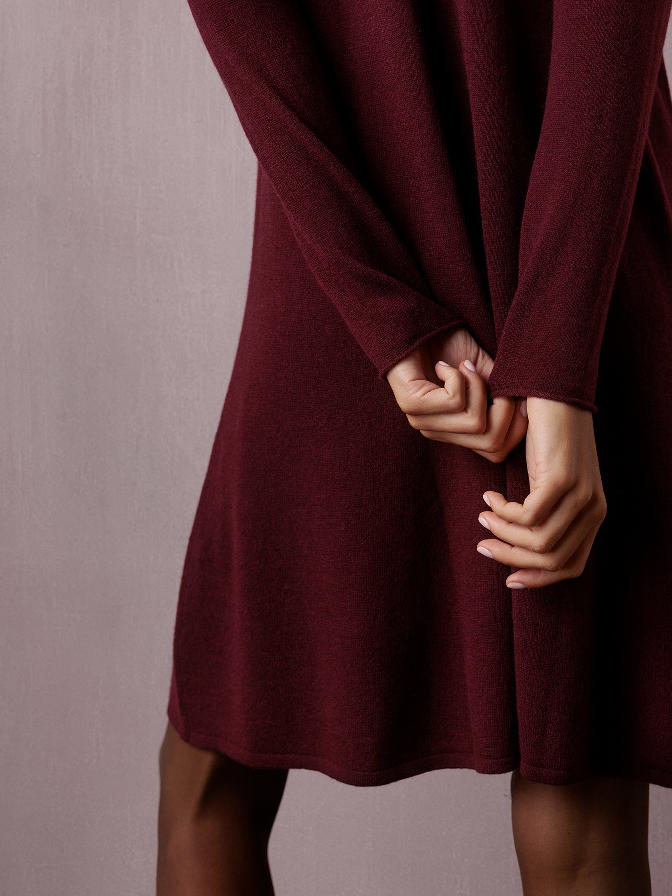 ALLUDE Strickkleid Damen (68 WINE)