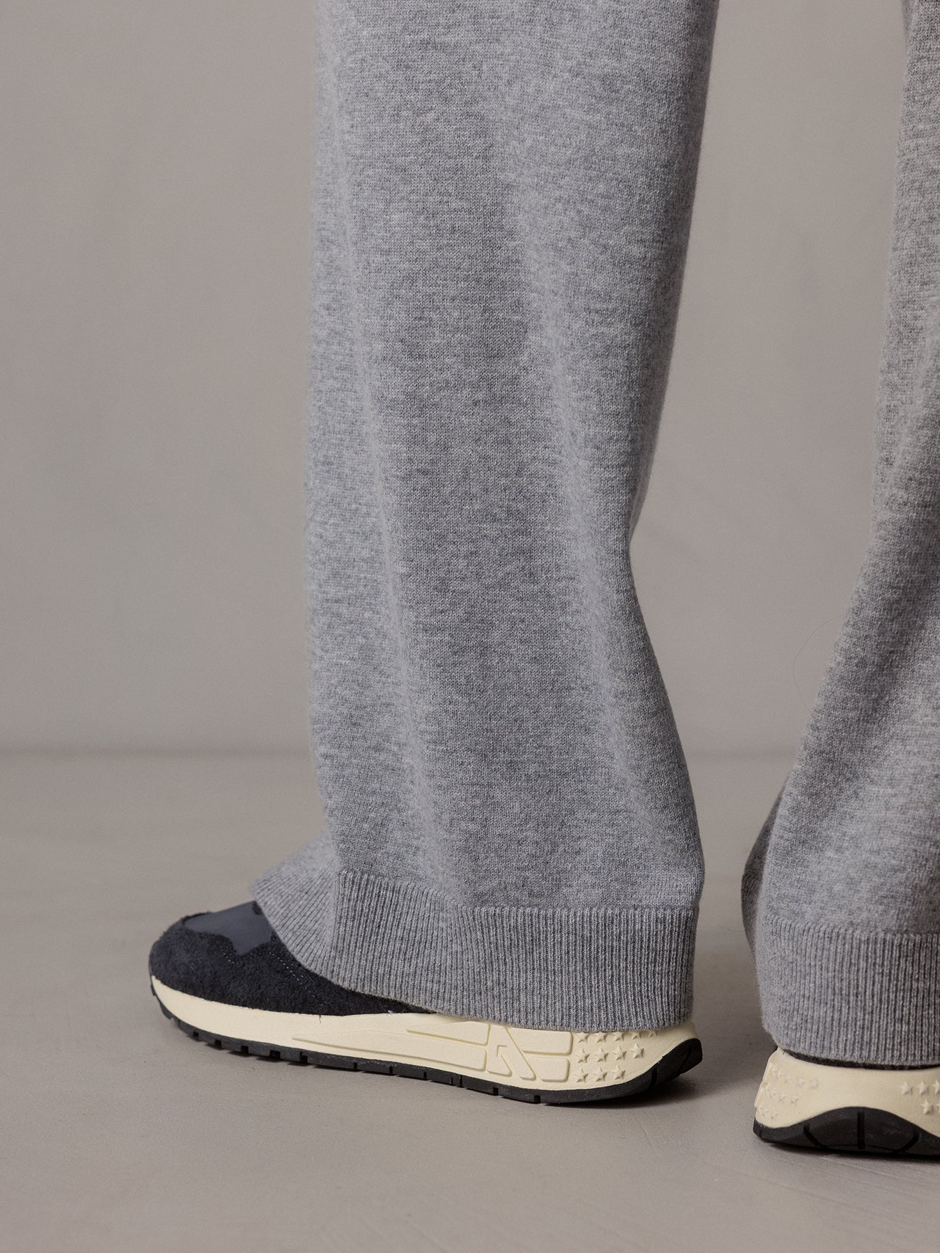 ALLUDE Strickhose aus Schurwolle Damen (83 GRAU MEL)