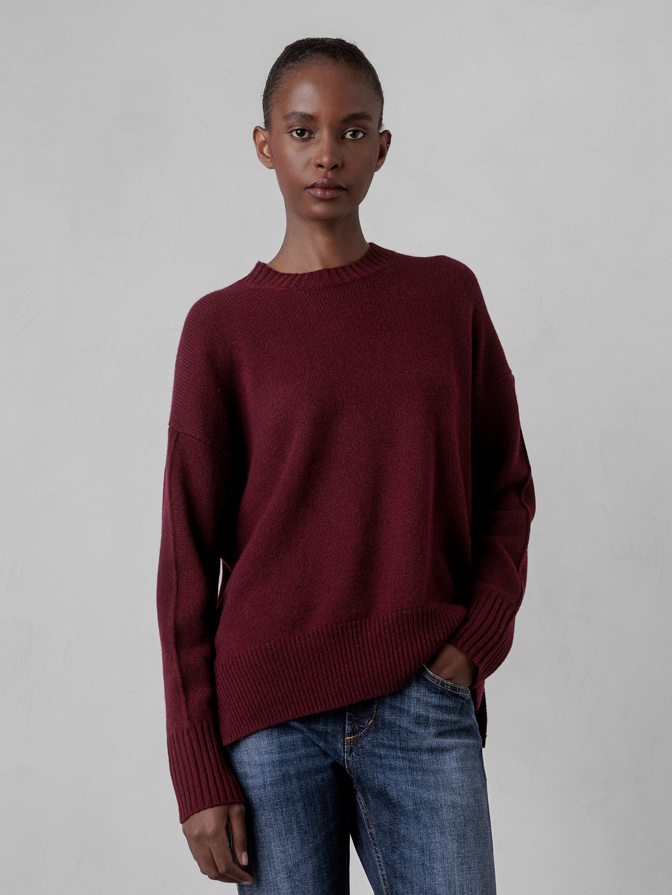 ALLUDE Pullover aus Cashmere Damen (68 WINE)