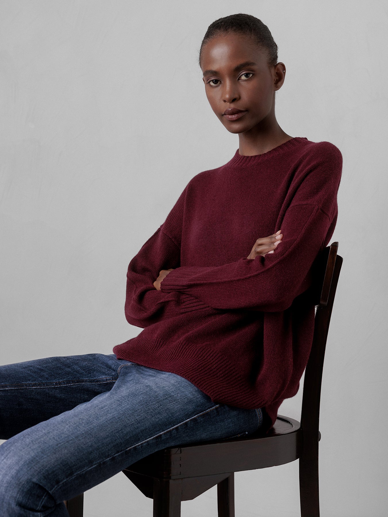 ALLUDE Pullover aus Cashmere Damen (68 WINE)