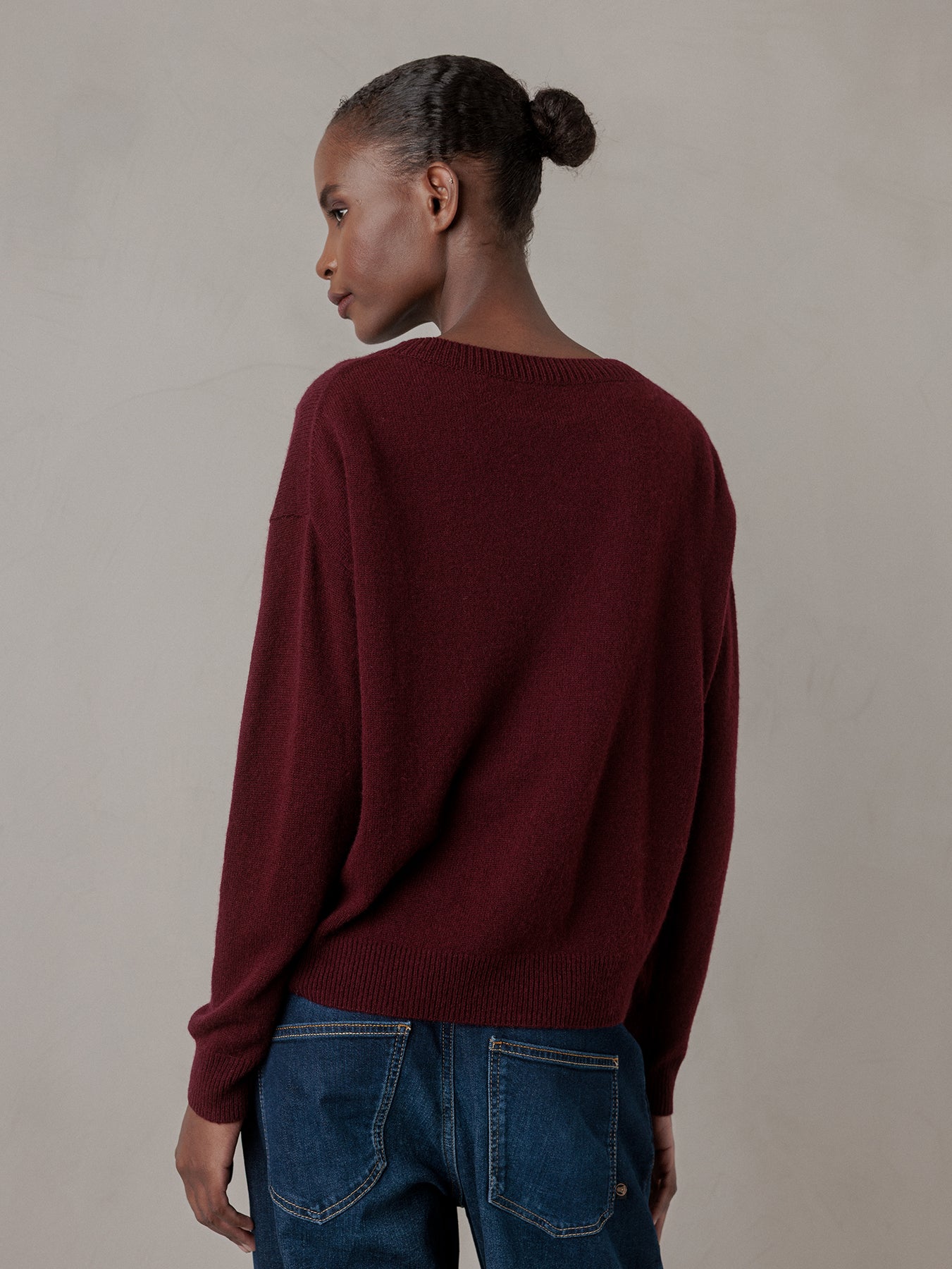 ALLUDE Pullover aus Cashmere Damen (68 WINE)