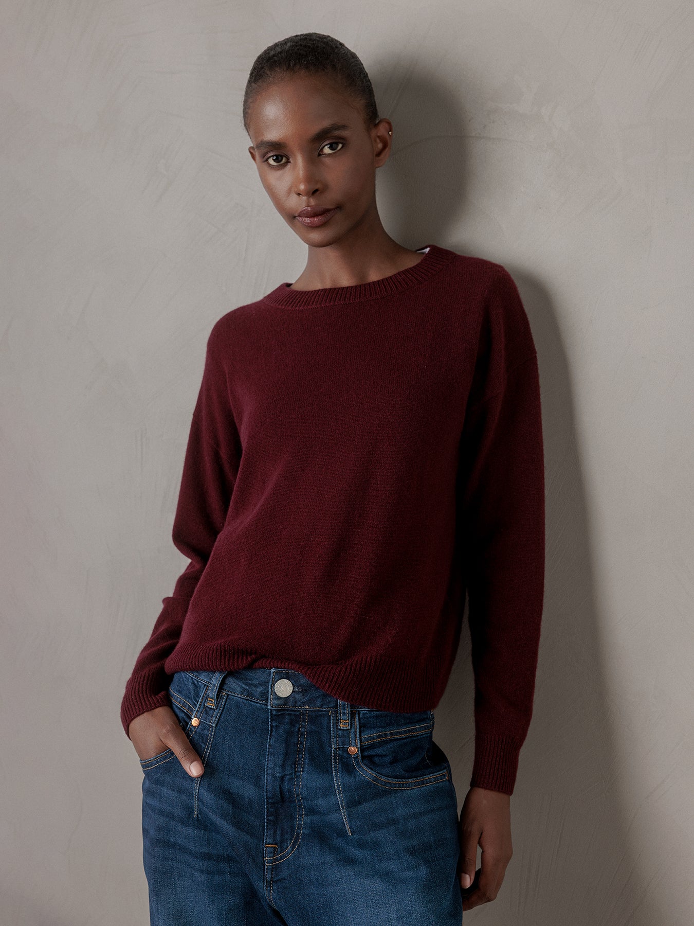 ALLUDE Pullover aus Cashmere Damen (68 WINE)