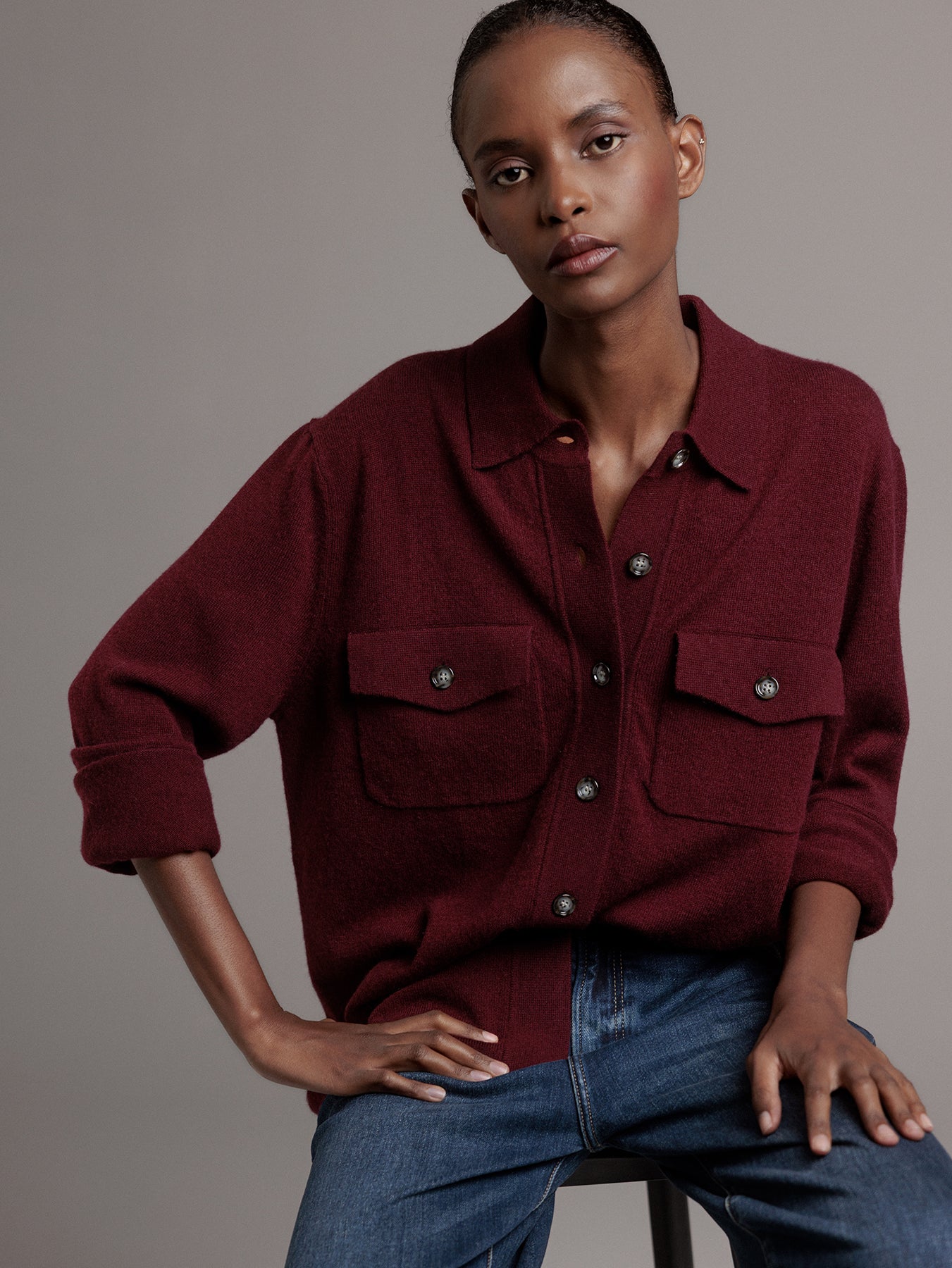 ALLUDE Hemd aus Schurwolle Damen (68 WINE)