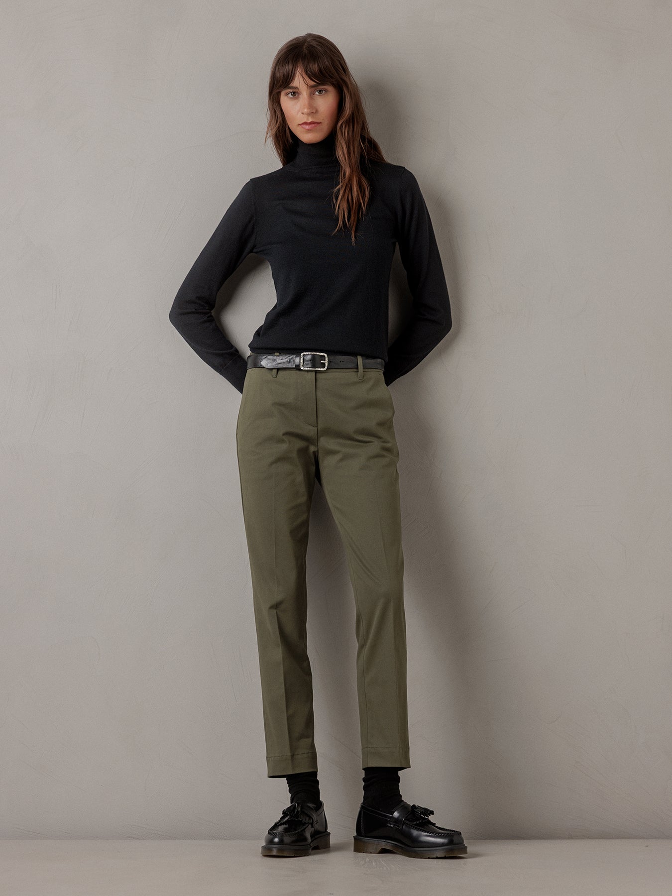 ALLUDE Rollkragenpullover aus Cashmere Damen (90 SCHWARZ)