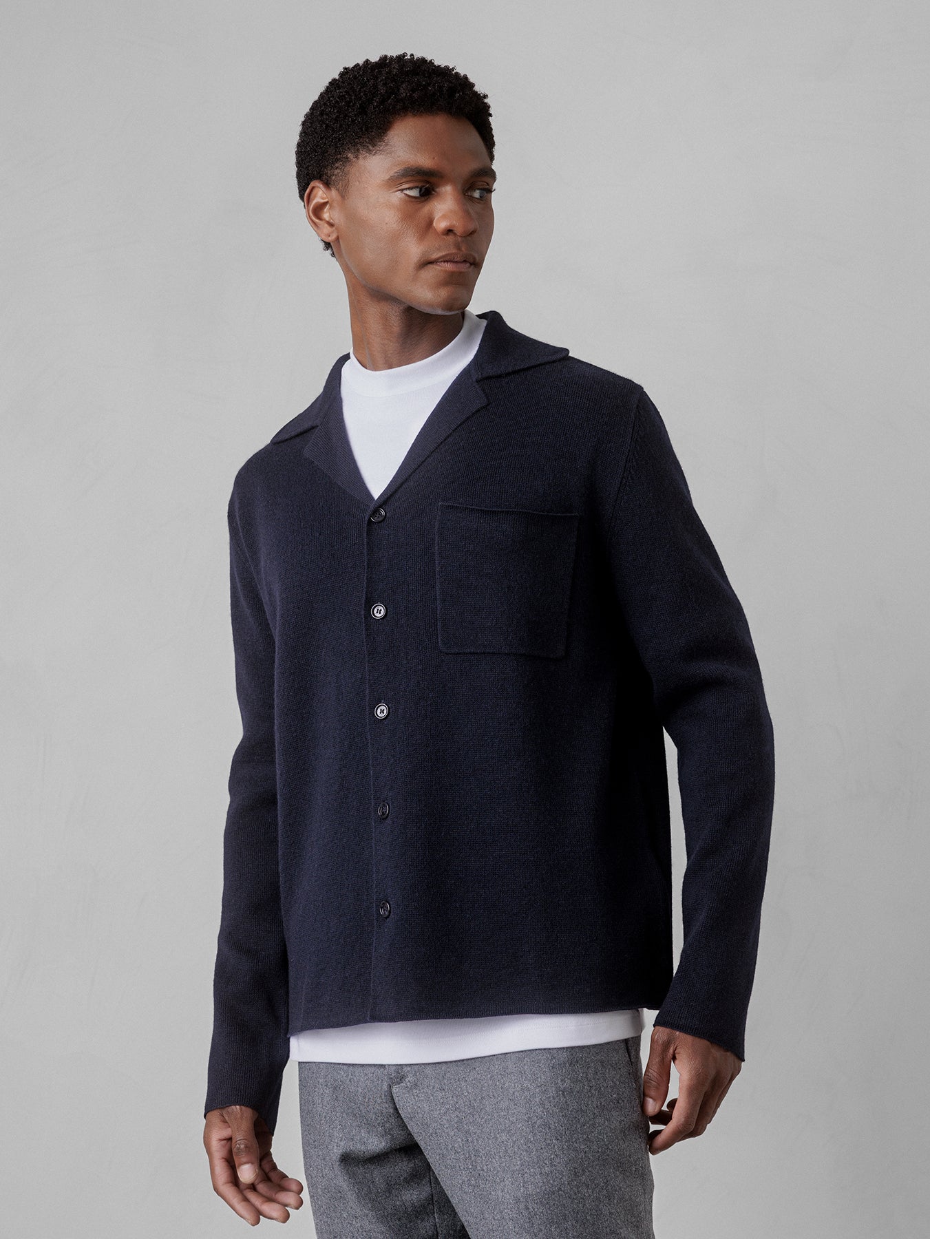 ALLUDE Strickblazer aus Schurwolle Herren (14 NAVY)