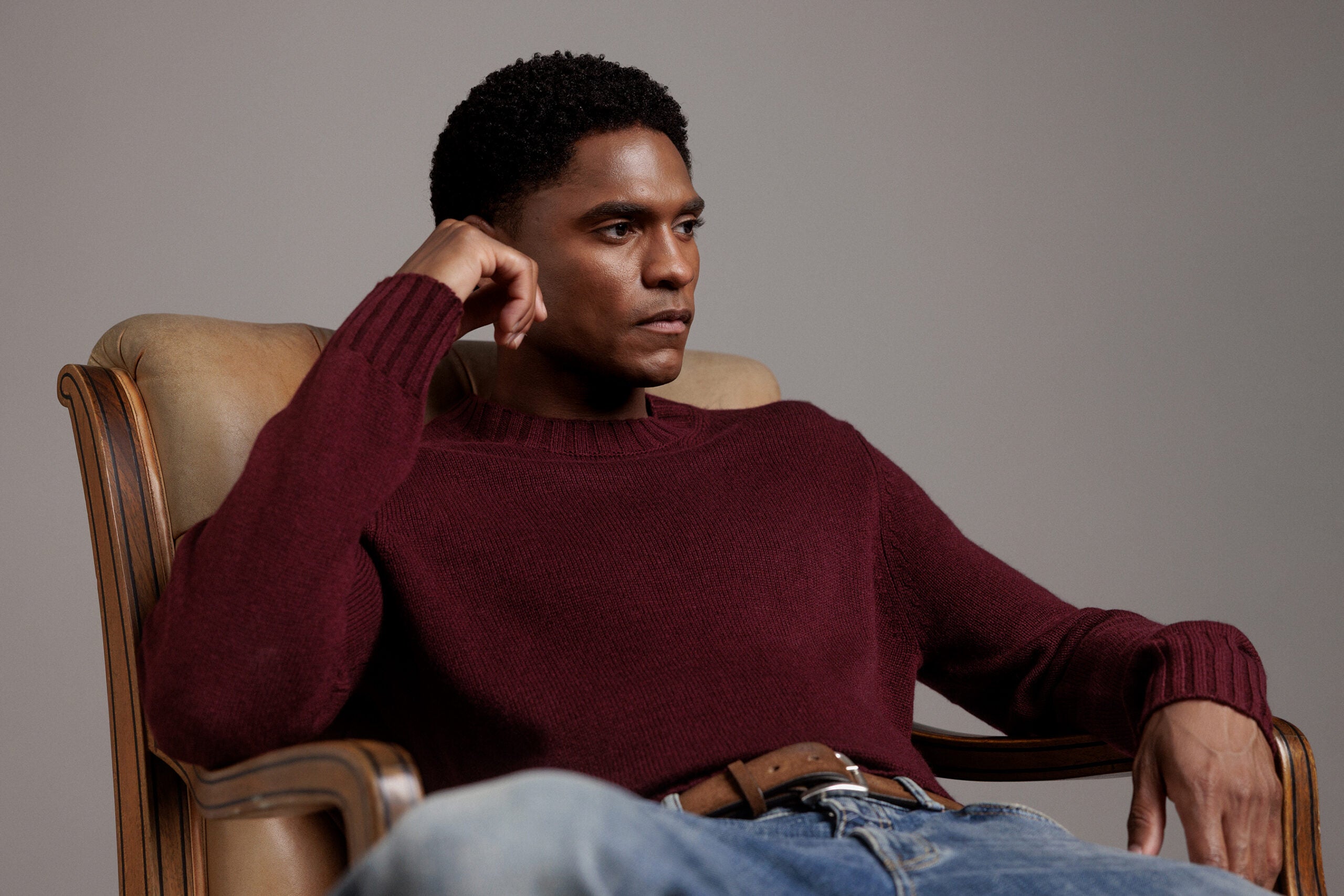 ALLUDE Pullover aus Schurwolle Herren (68 WINE)
