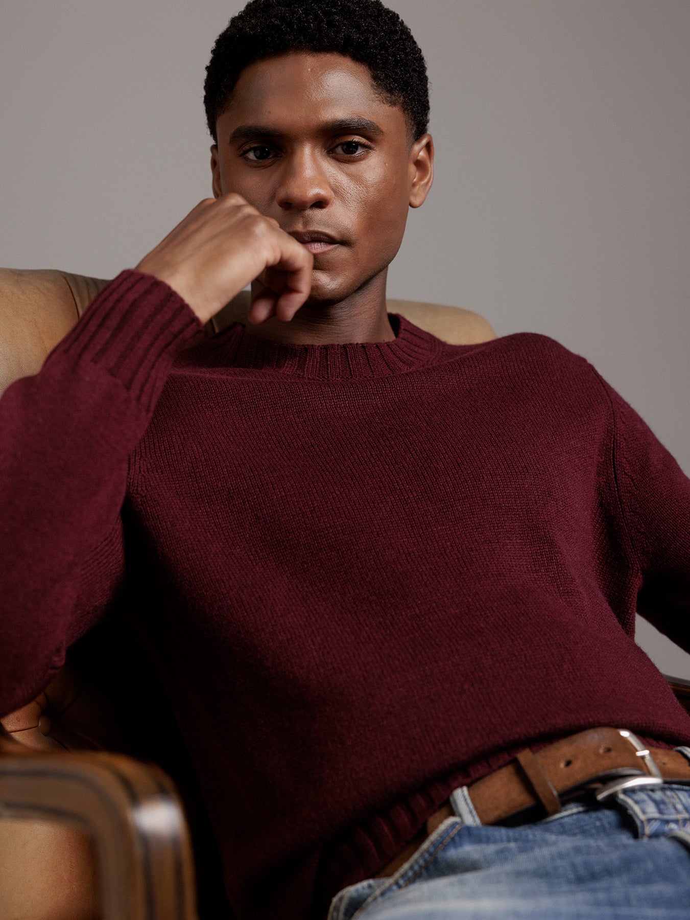 ALLUDE Pullover aus Schurwolle Herren (68 WINE)