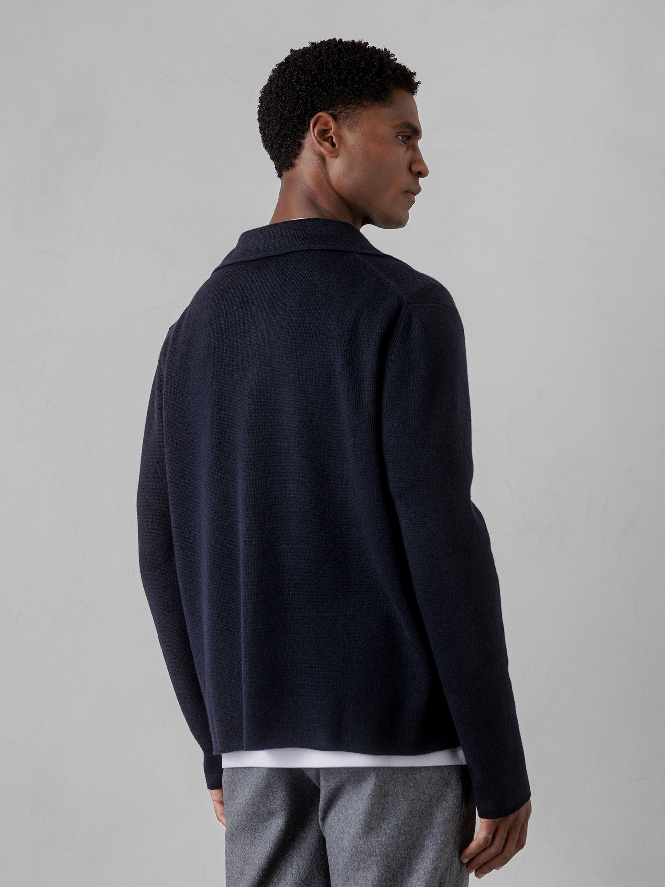 ALLUDE Strickblazer aus Schurwolle Herren (14 NAVY)