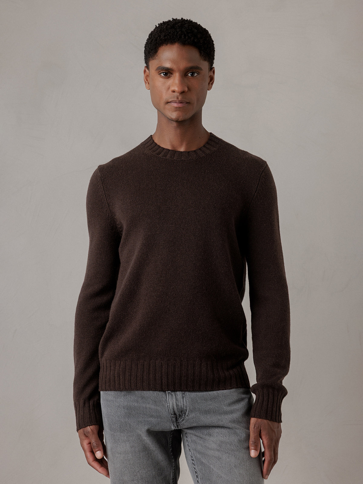 ALLUDE Pullover aus Schurwolle Herren (49 DK BRAUN)